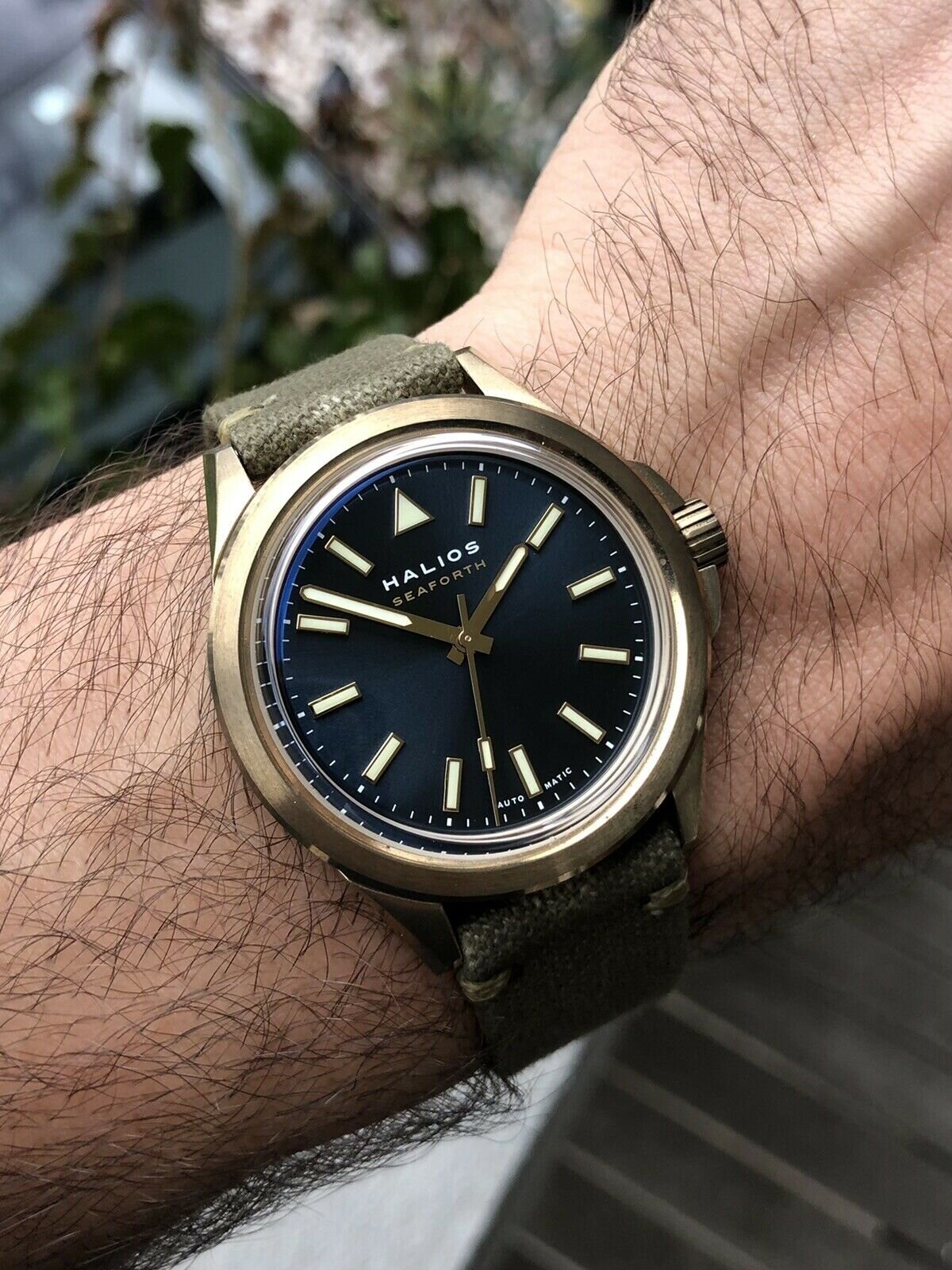 Halios Seaforth Bronze Blue Dial - 2019
