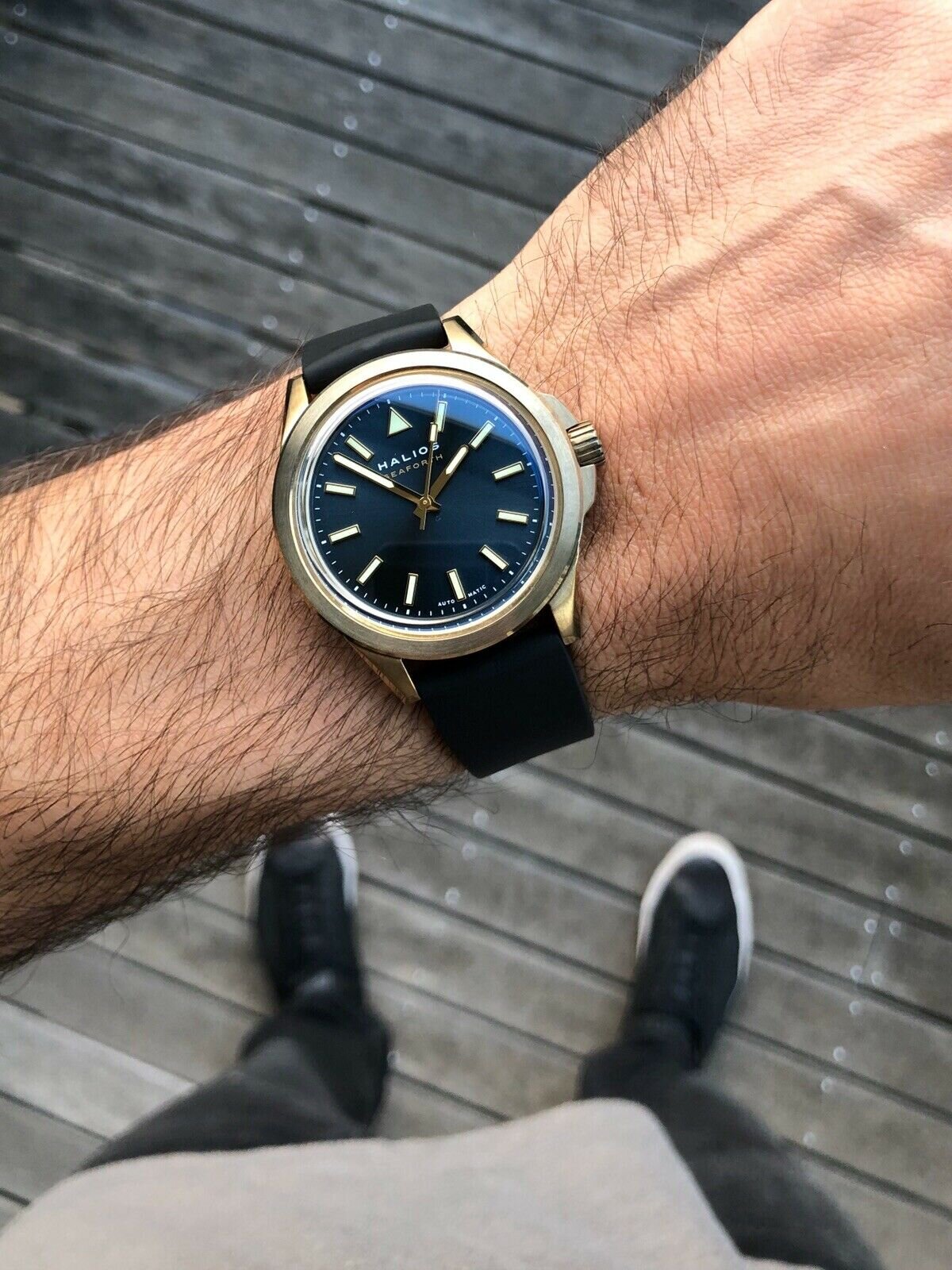 Halios Seaforth Bronze Blue Dial - 2019
