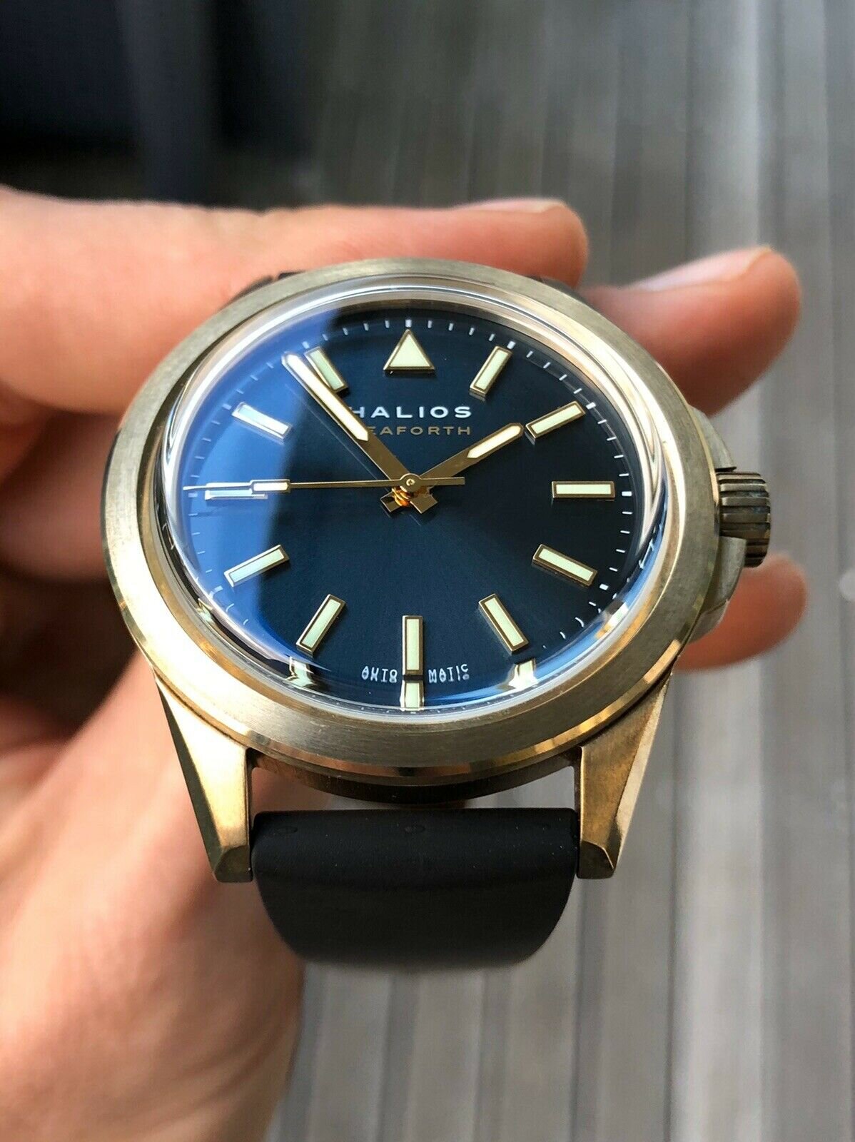 Halios Seaforth Bronze Blue Dial - 2019