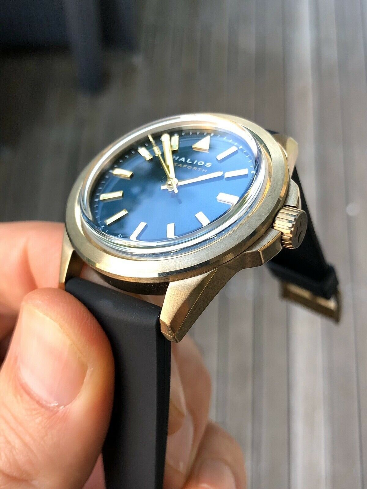 Halios Seaforth Bronze Blue Dial - 2019