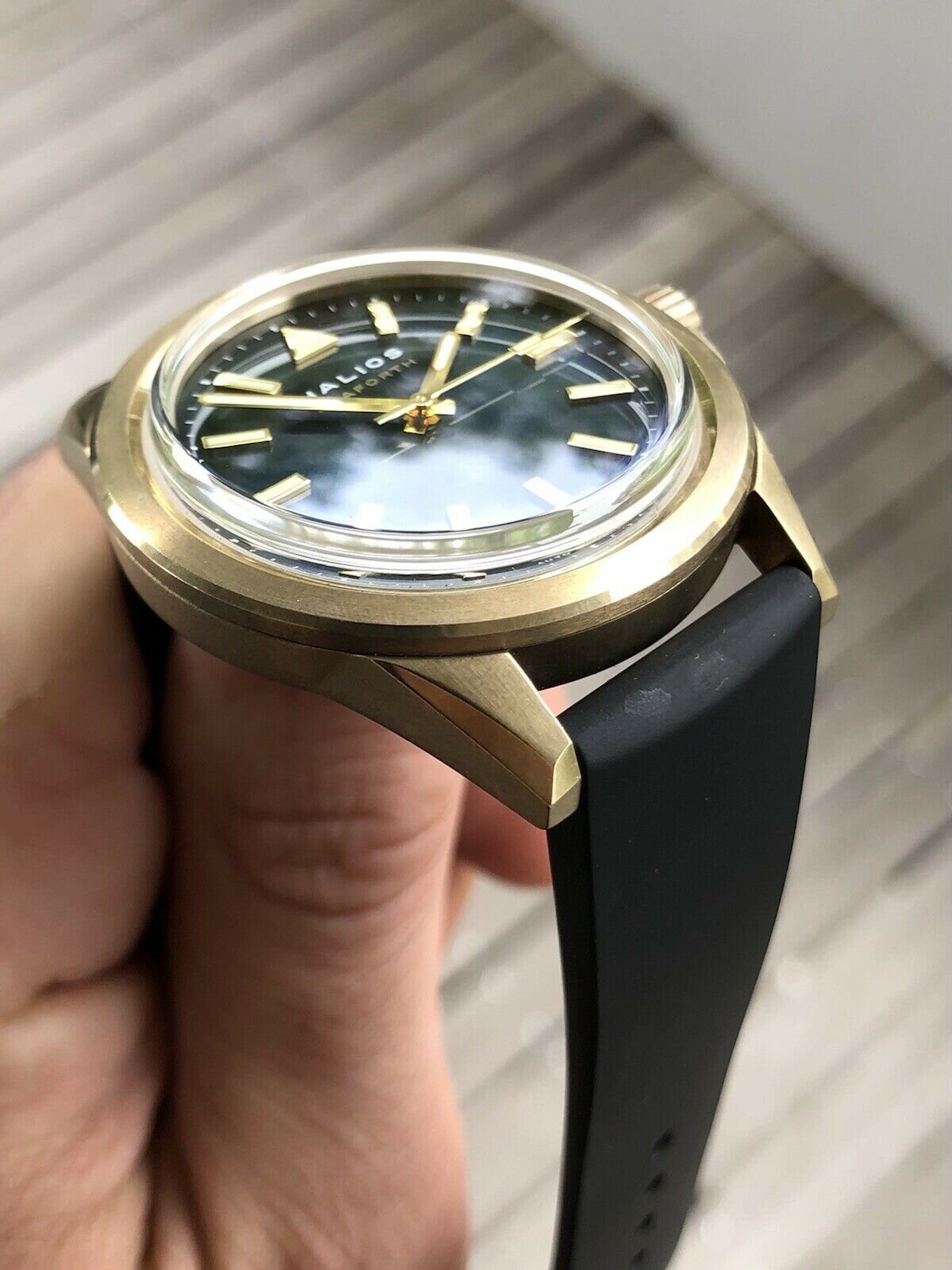 Halios Seaforth Bronze Blue Dial 2019 Watch Vault Australia