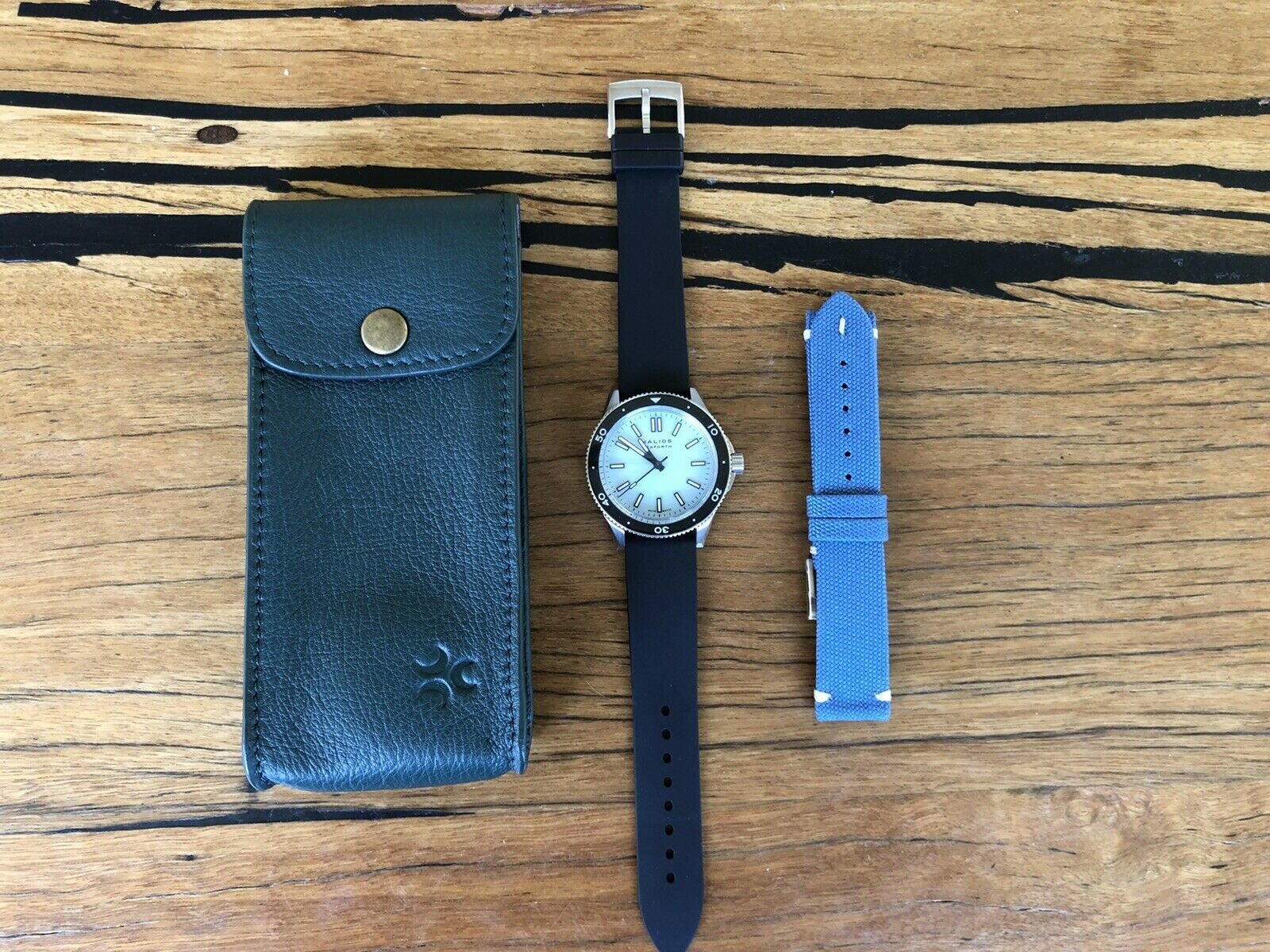 Halios Seaforth Pastel Blue with Diver bezel