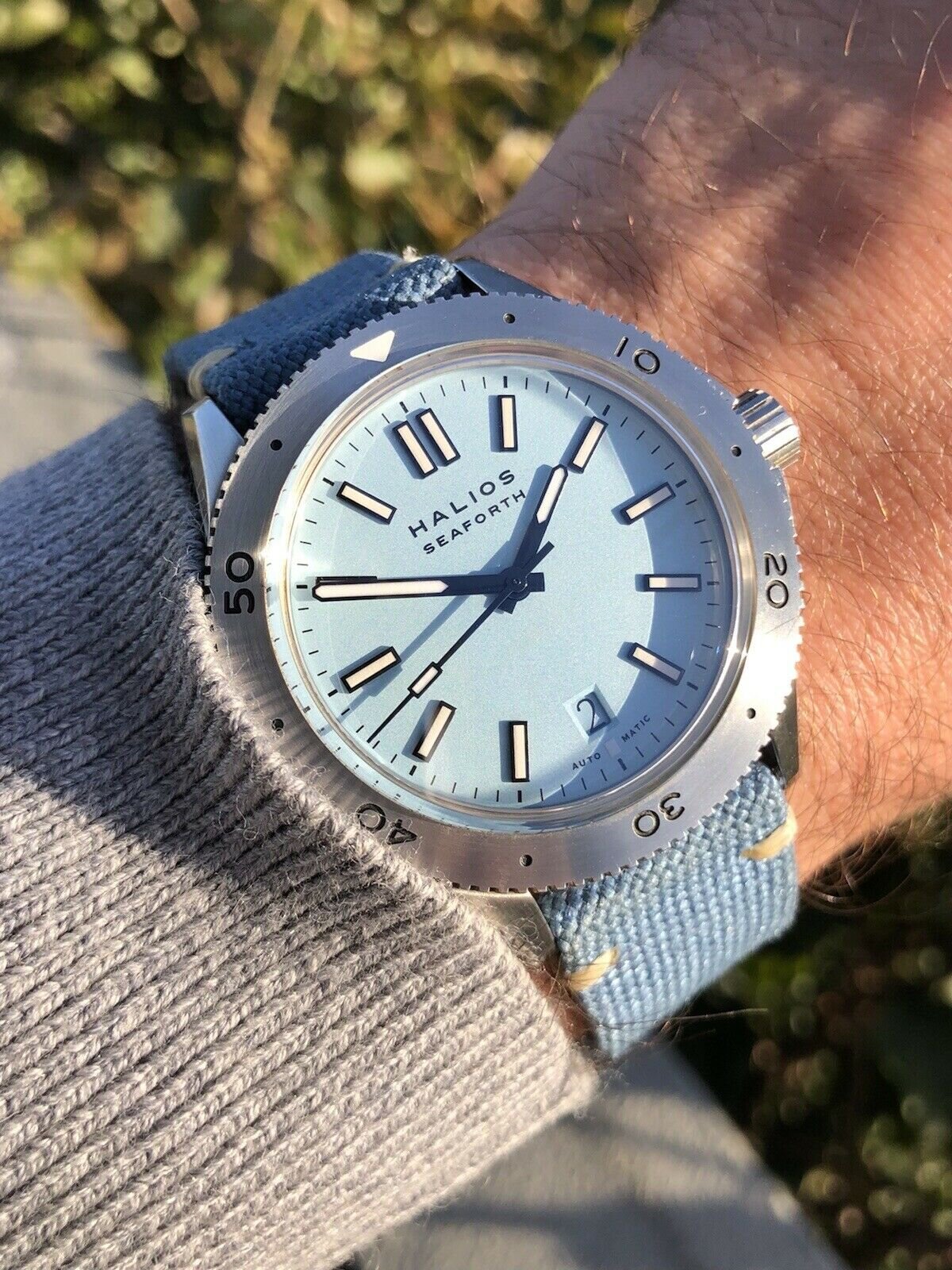 Halios Seaforth Pastel Blue Watch Vault Australia