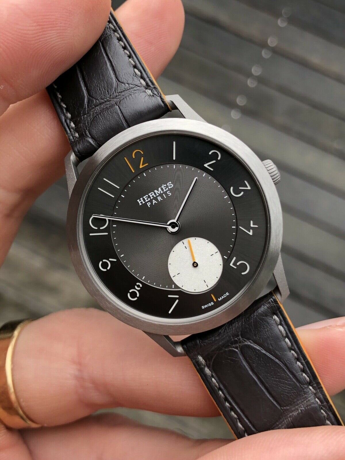 Hermes slim titane sales