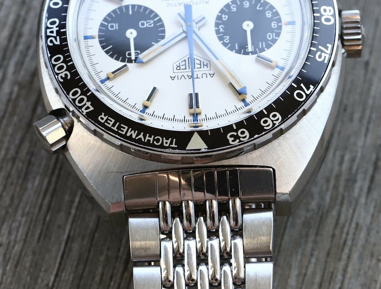 Heuer Autavia Jo Siffert Automatic Chronograph 1163T 1972 Watch Vault Australia