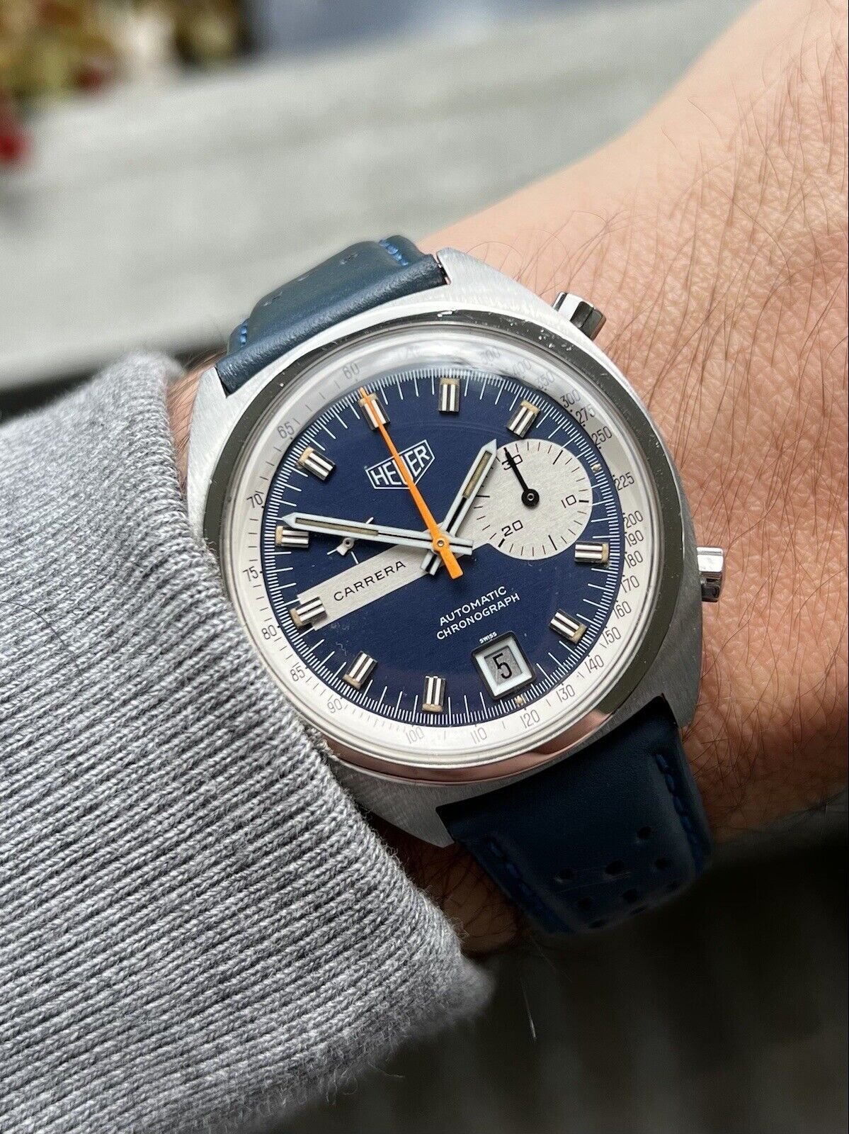 Heuer Carrera Automatic Ref. 1553N Vintage Chronograph