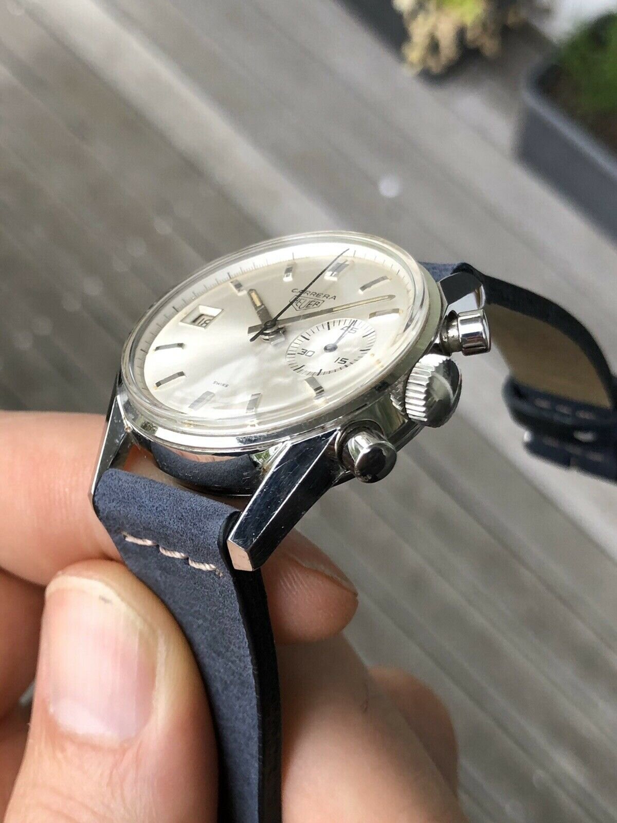 Heuer Carrera Dato 45 3147S - Circa 1960's