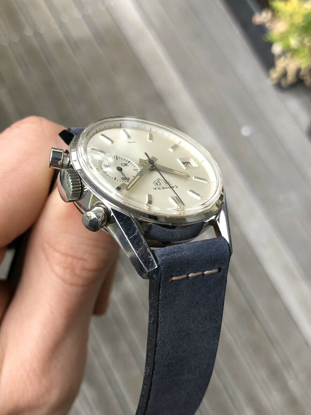 Heuer Carrera Dato 45 3147S - Circa 1960's