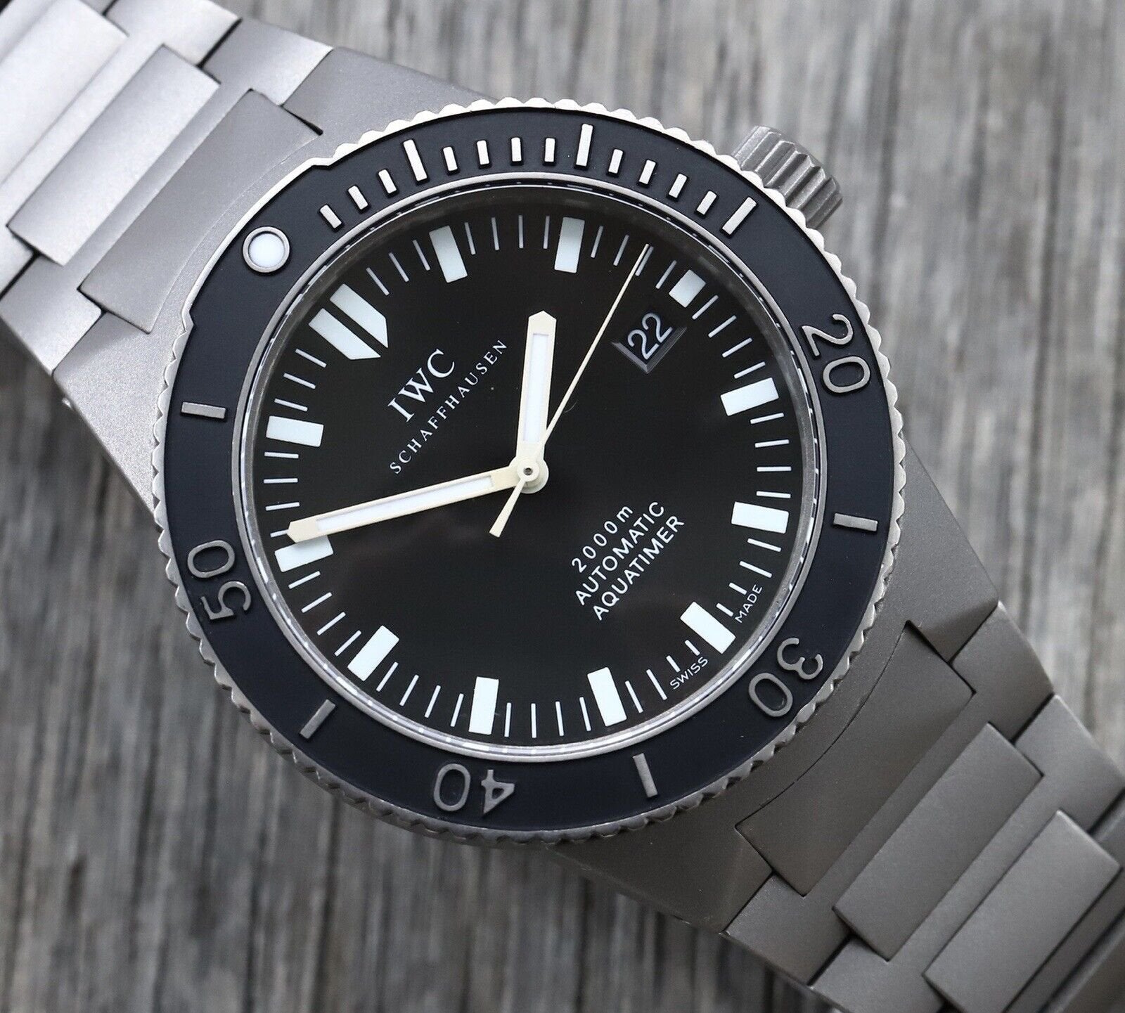 IWC Aquatimer Titanium IW3536-01 IW353601 2000m