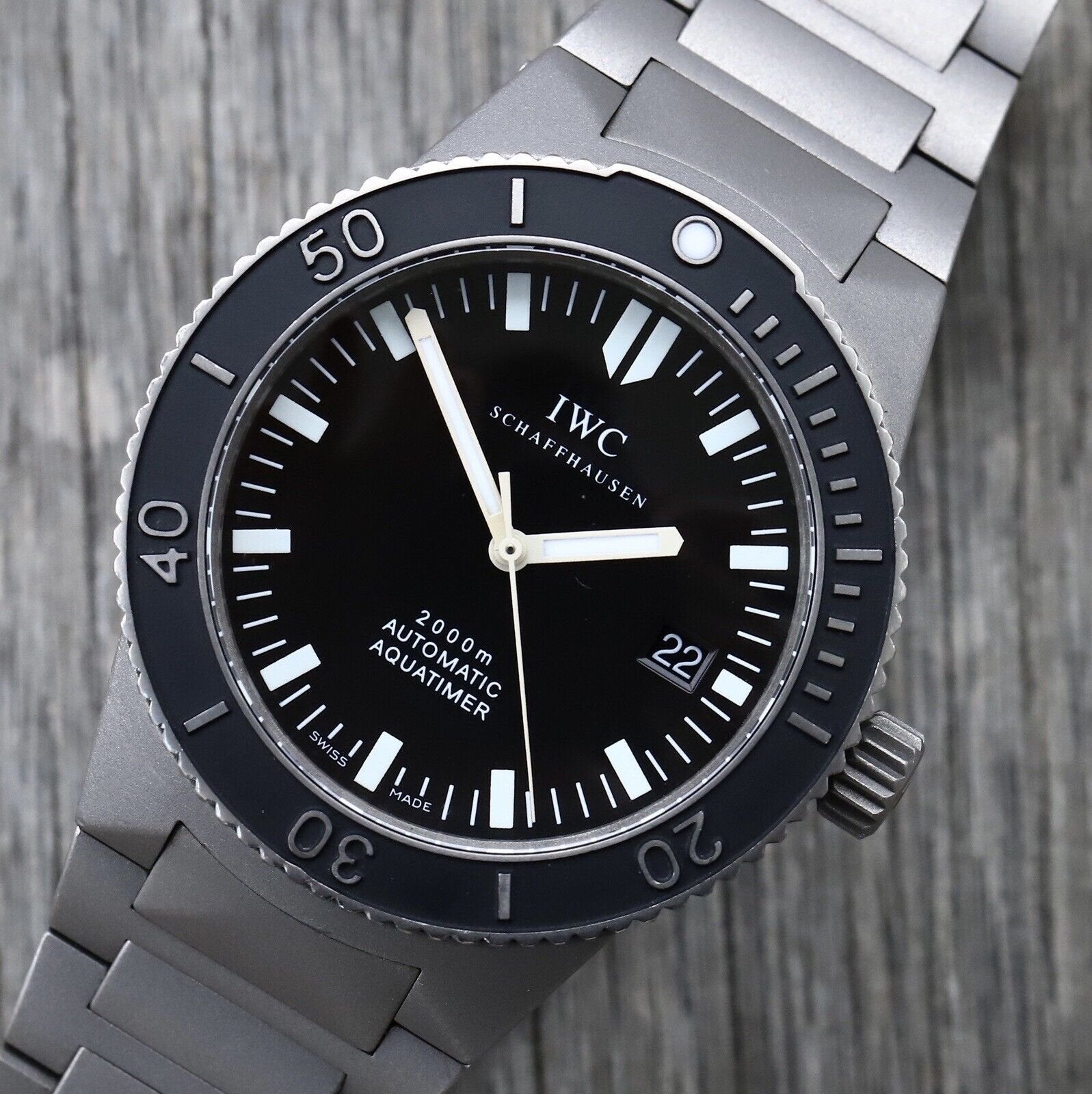 IWC Aquatimer Titanium IW3536 01 IW353601 2000m Watch Vault
