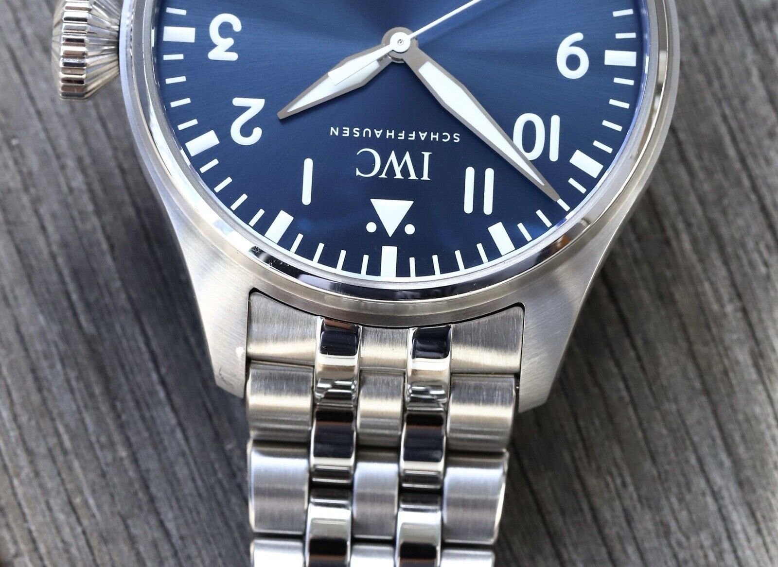 IWC Big Pilot Automatic Blue Dial 43mm Bracelet IW329304 - 2021