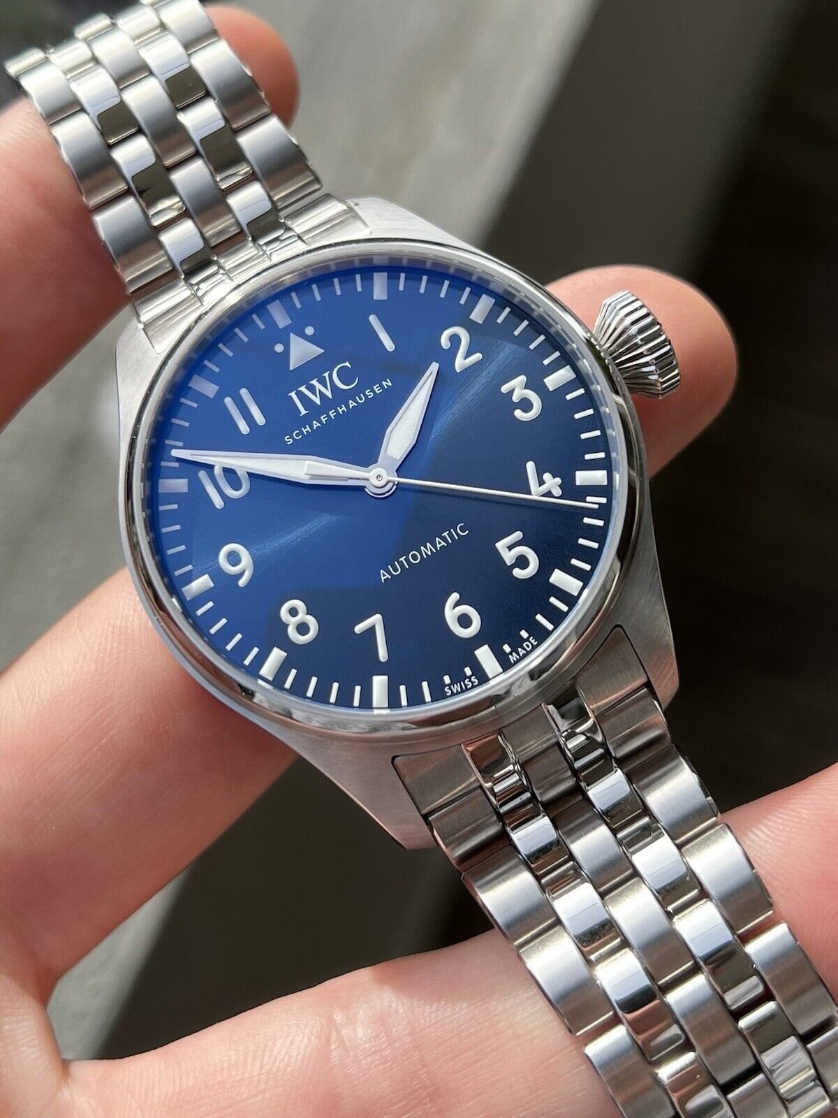 IWC Big Pilot Automatic Blue Dial 43mm Bracelet IW329304 - 2021