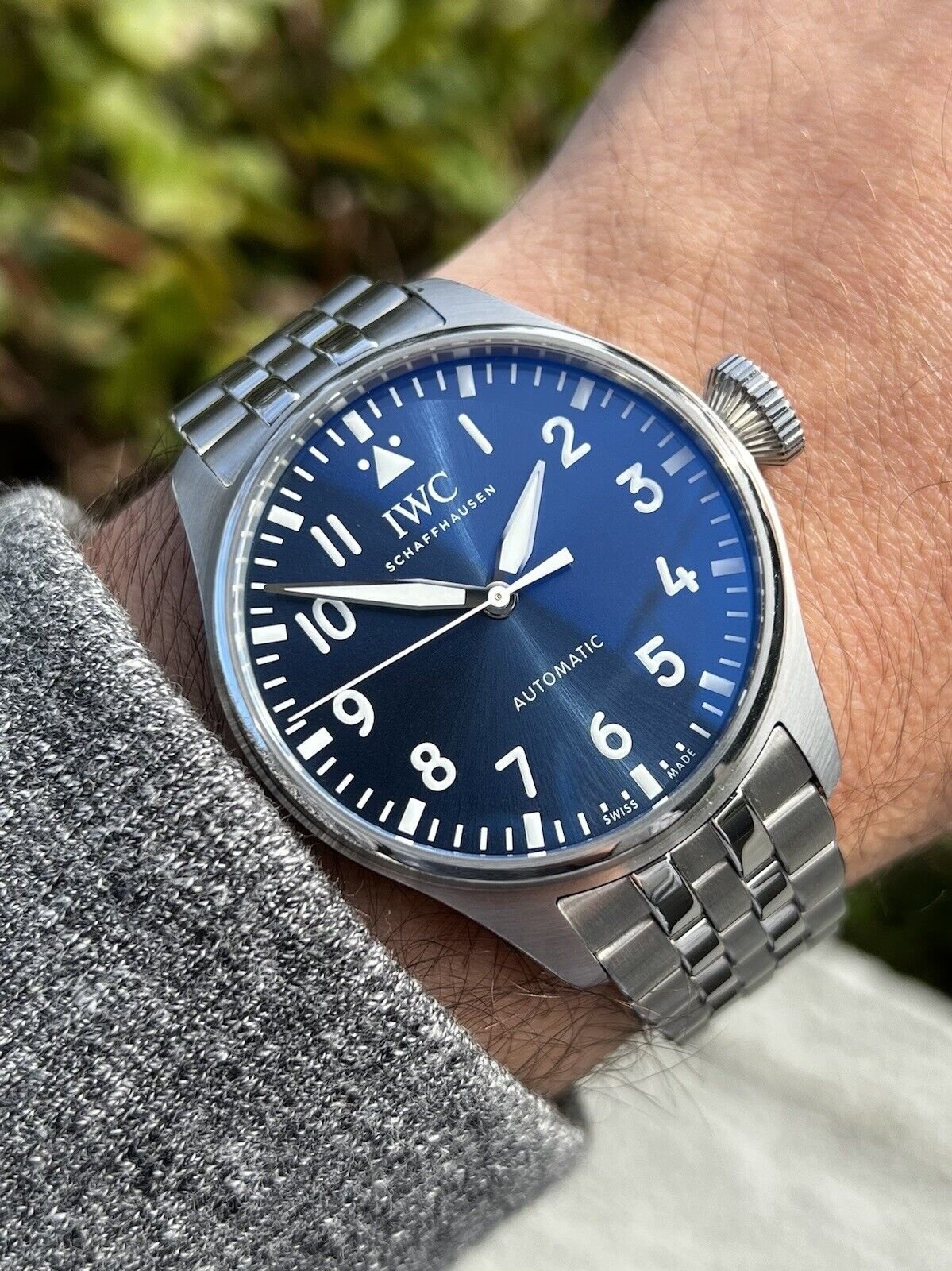 IWC Big Pilot Automatic Blue Dial 43mm Bracelet IW329304 - 2021