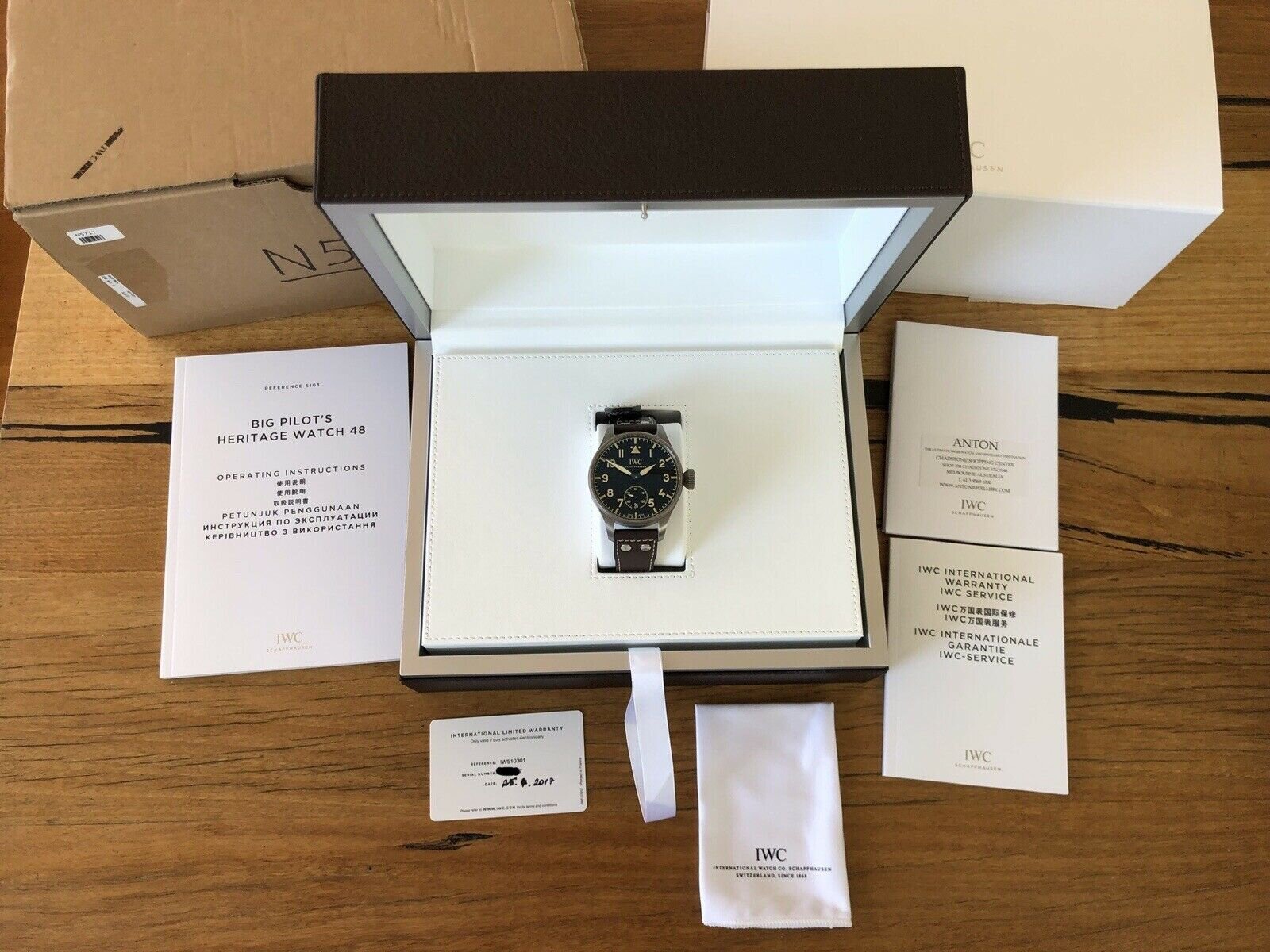 IWC Big Pilot Heritage Watch 48 IW510301 LE 2017 Watch Vault Australia