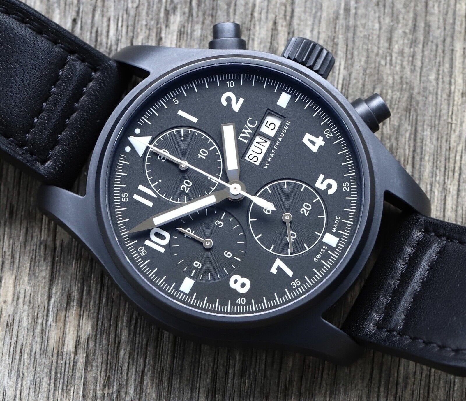 IWC Pilot's Watch Chronograph Edition “Tribute to 3705” Ceramic IW387905 - 2021