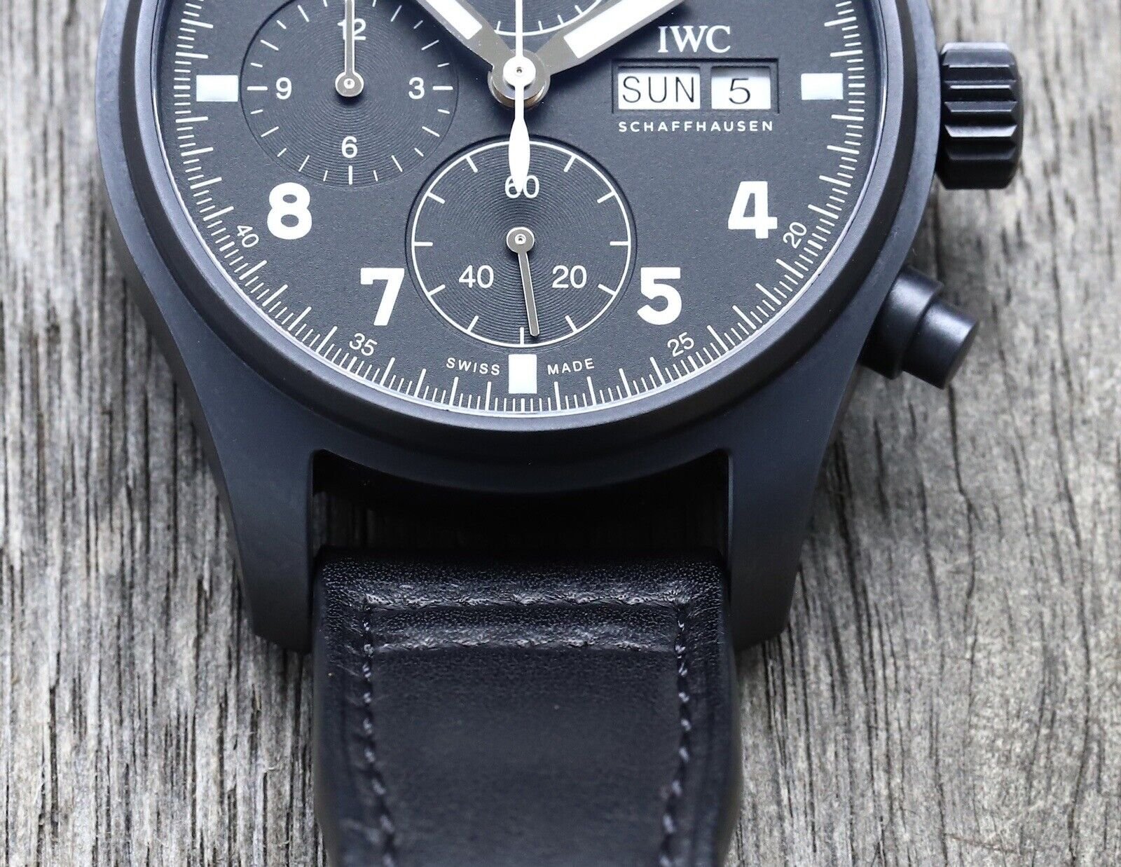 IWC Pilot's Watch Chronograph Edition “Tribute to 3705” Ceramic IW387905 - 2021