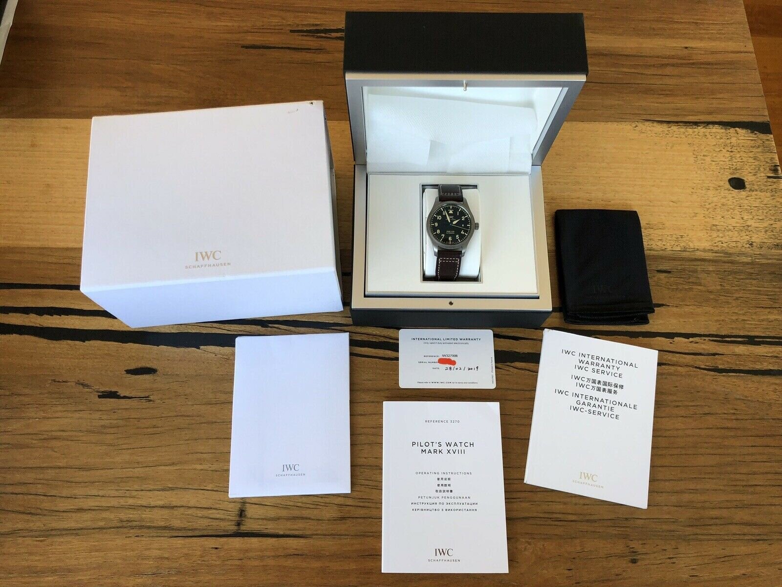 IWC Pilot's Watch Heritage Mark XVIII IW327006 - 2019