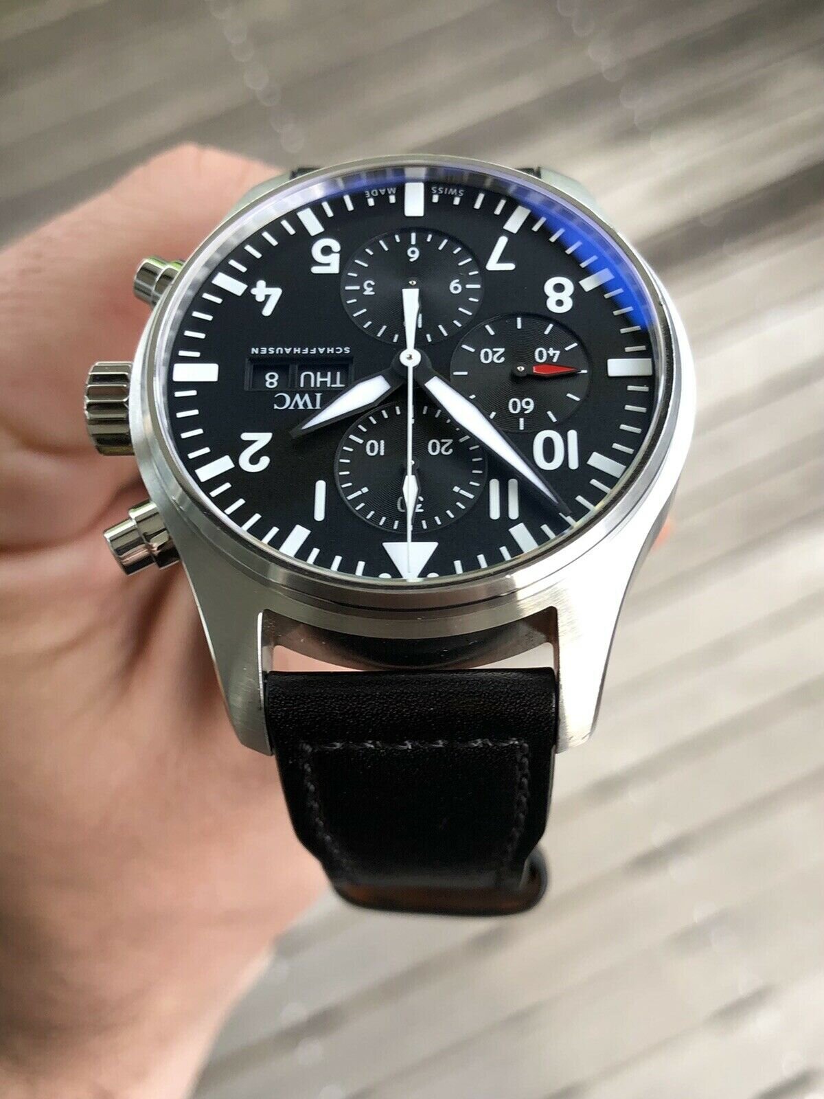 IWC Pilot’s Watch Chronograph Black IW377709 - 2017
