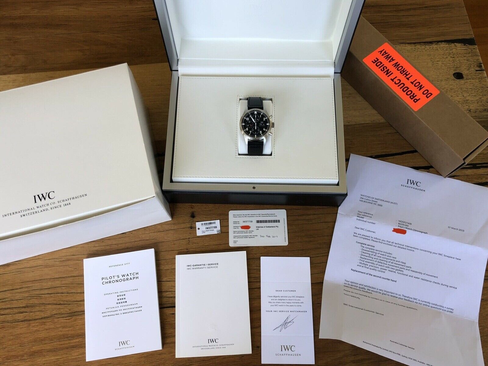 IWC Pilot’s Watch Chronograph Black IW377709 - 2017