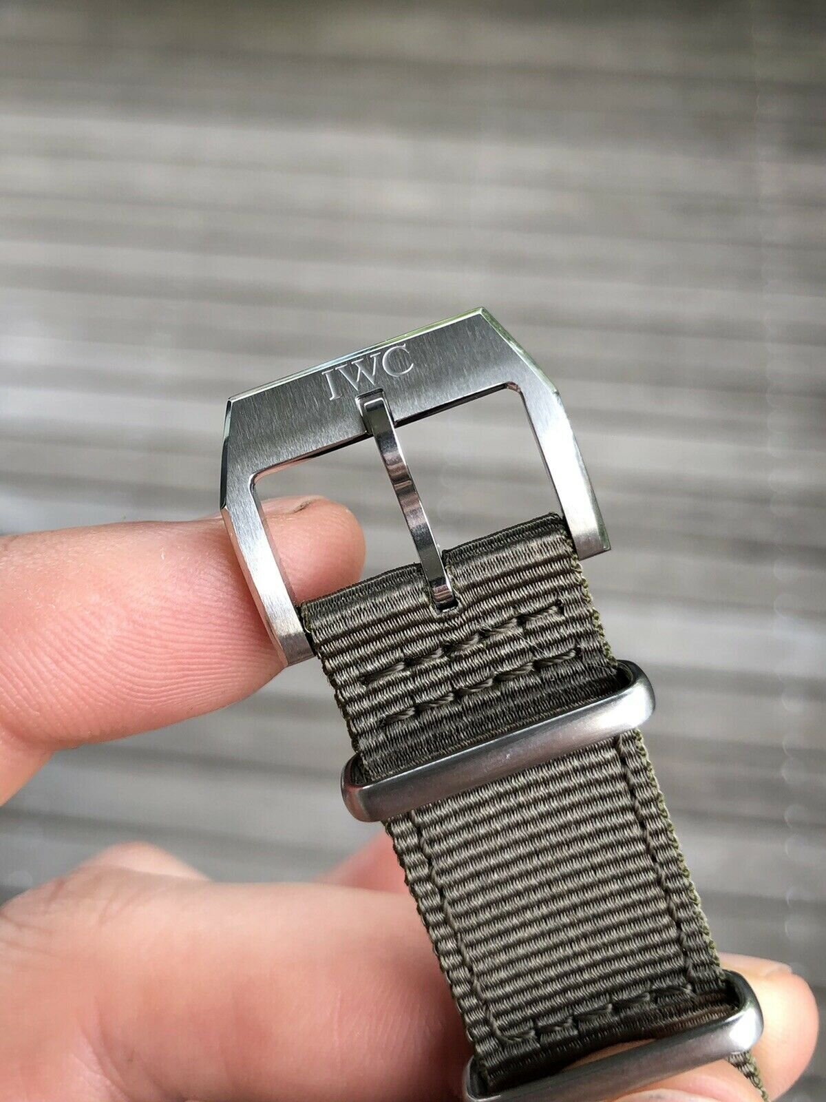 Iwc mark discount xviii rubber strap