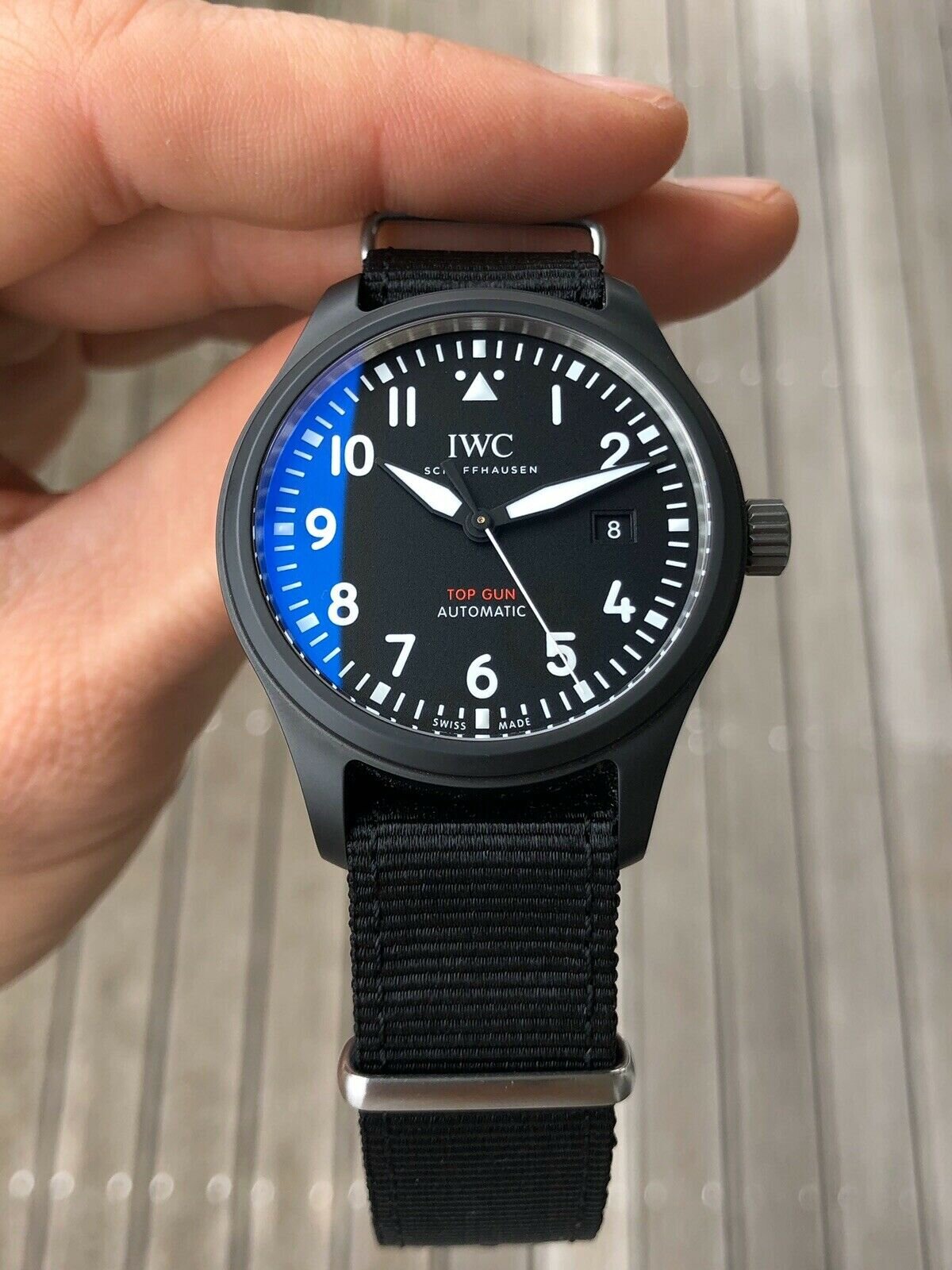 Iwc pilot automatic top gun discount