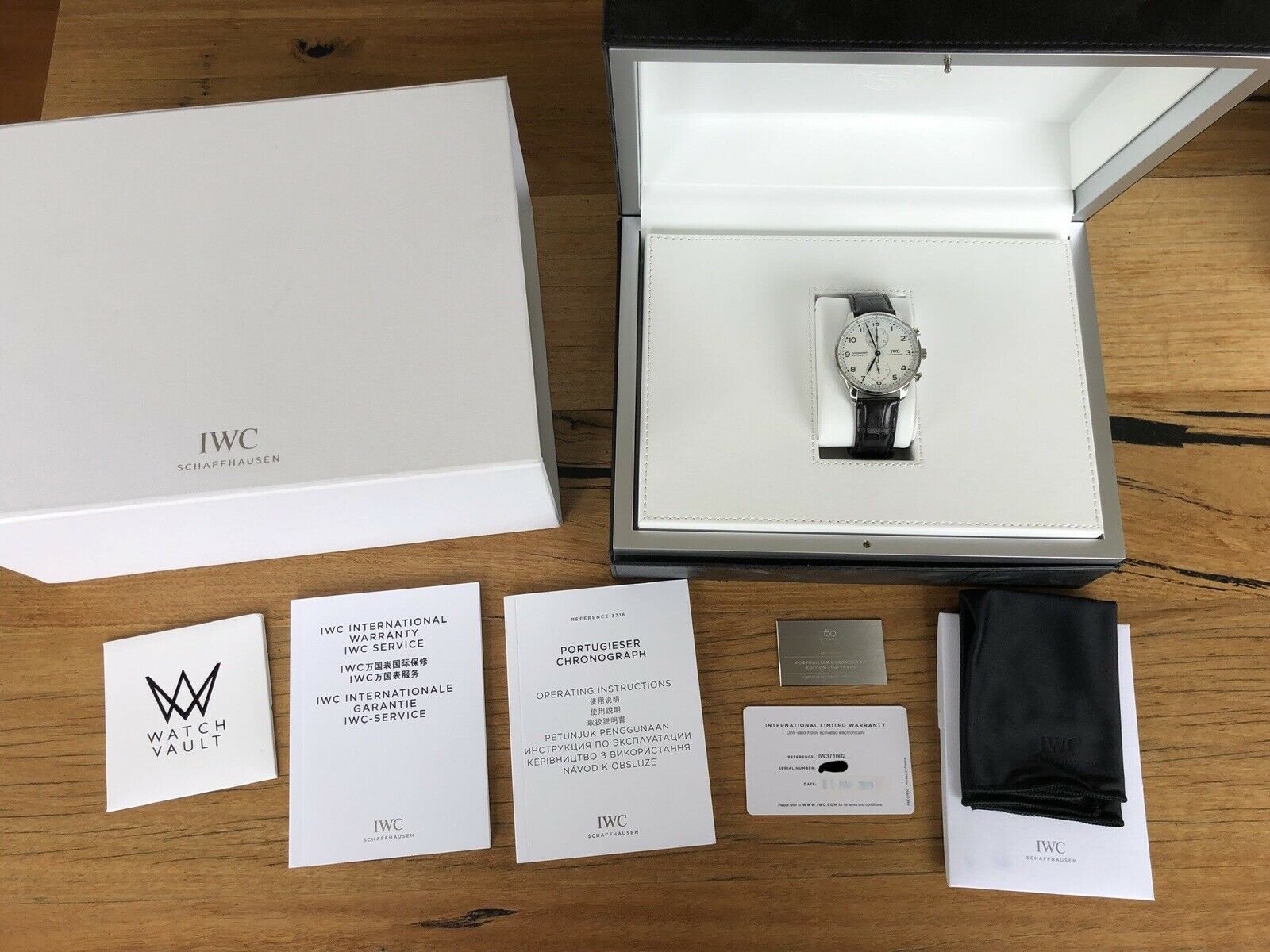 IWC Portugieser Chronograph Edition “150 Years” IW371602 – 2018