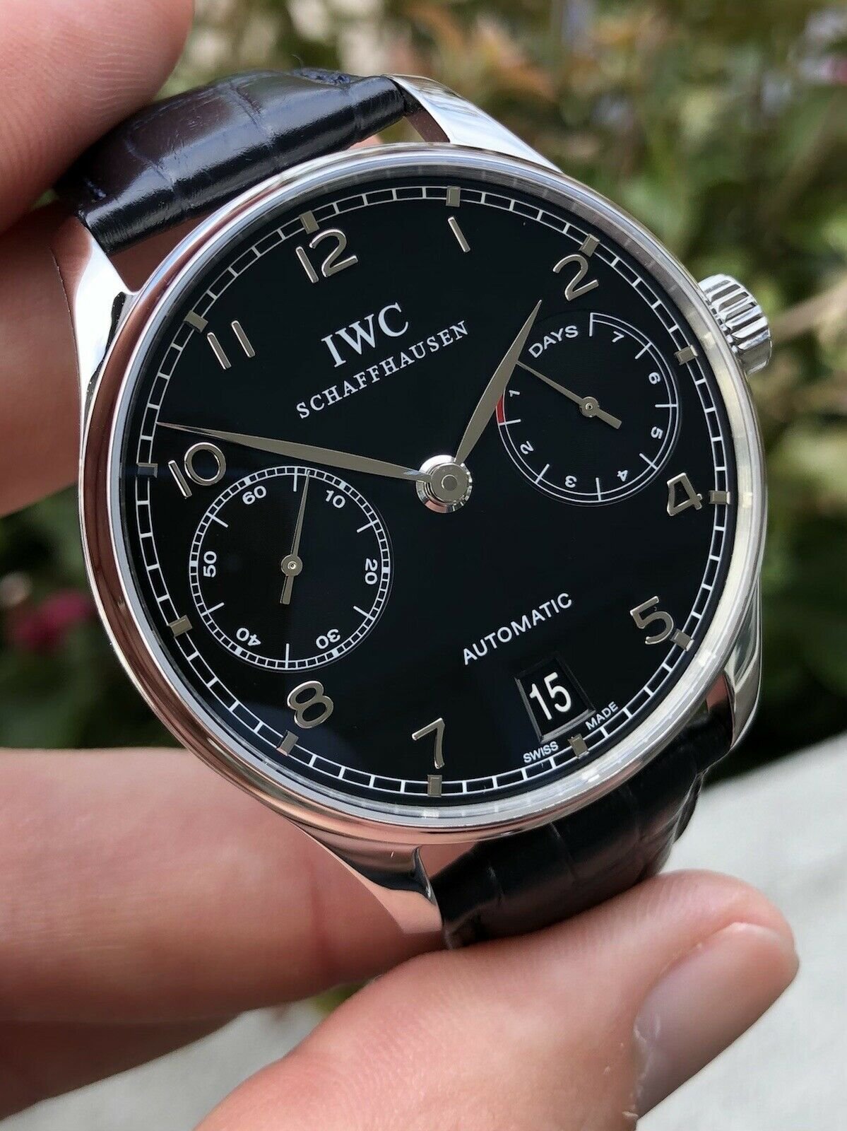 IWC Portuguese 7-Day Steel IW5001-09 IW500109 – 2007