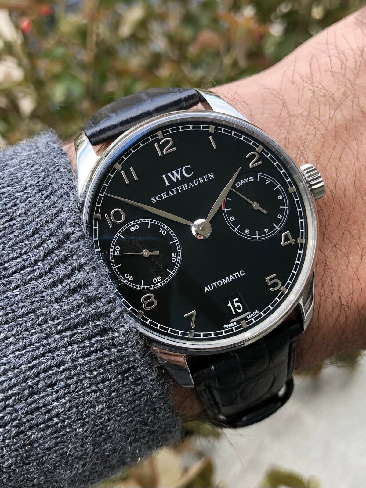 IWC Portuguese 7-Day Steel IW5001-09 IW500109 – 2007