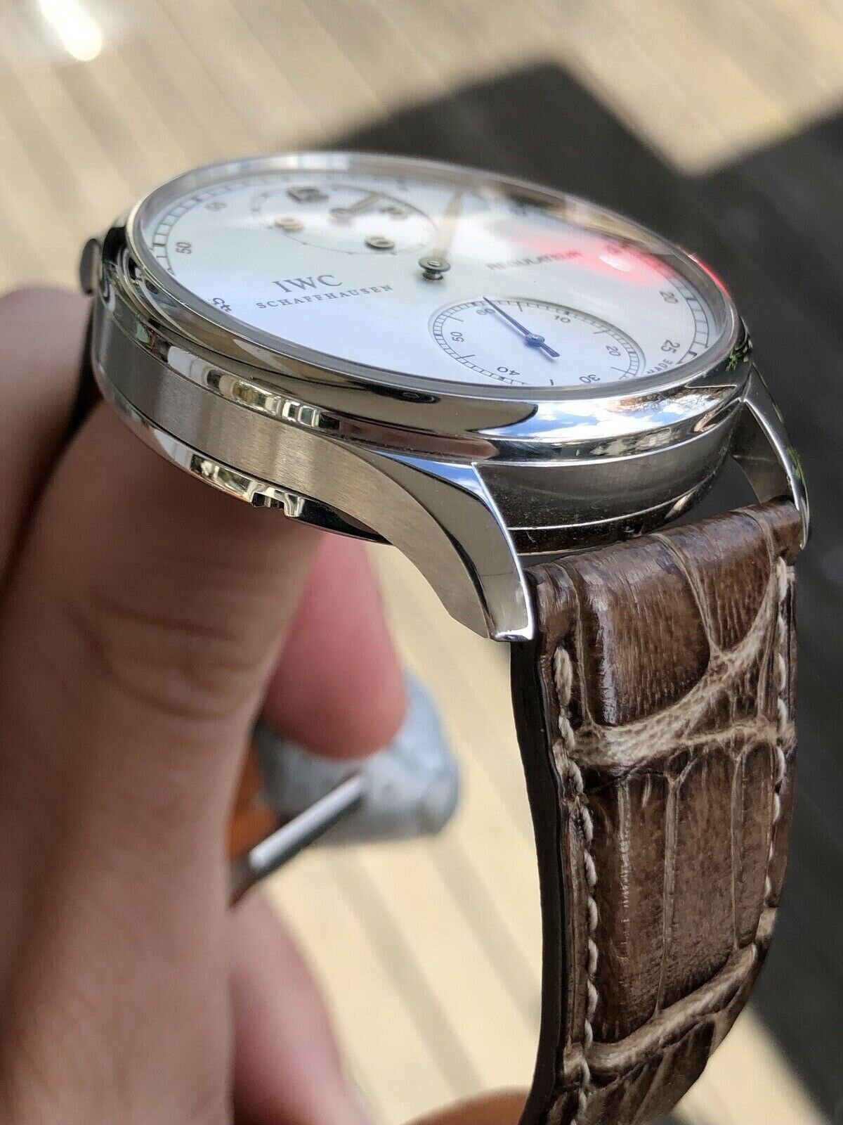 IWC Portuguese Regulateur Steel IW5444 01 IW544401 Watch Vault Australia