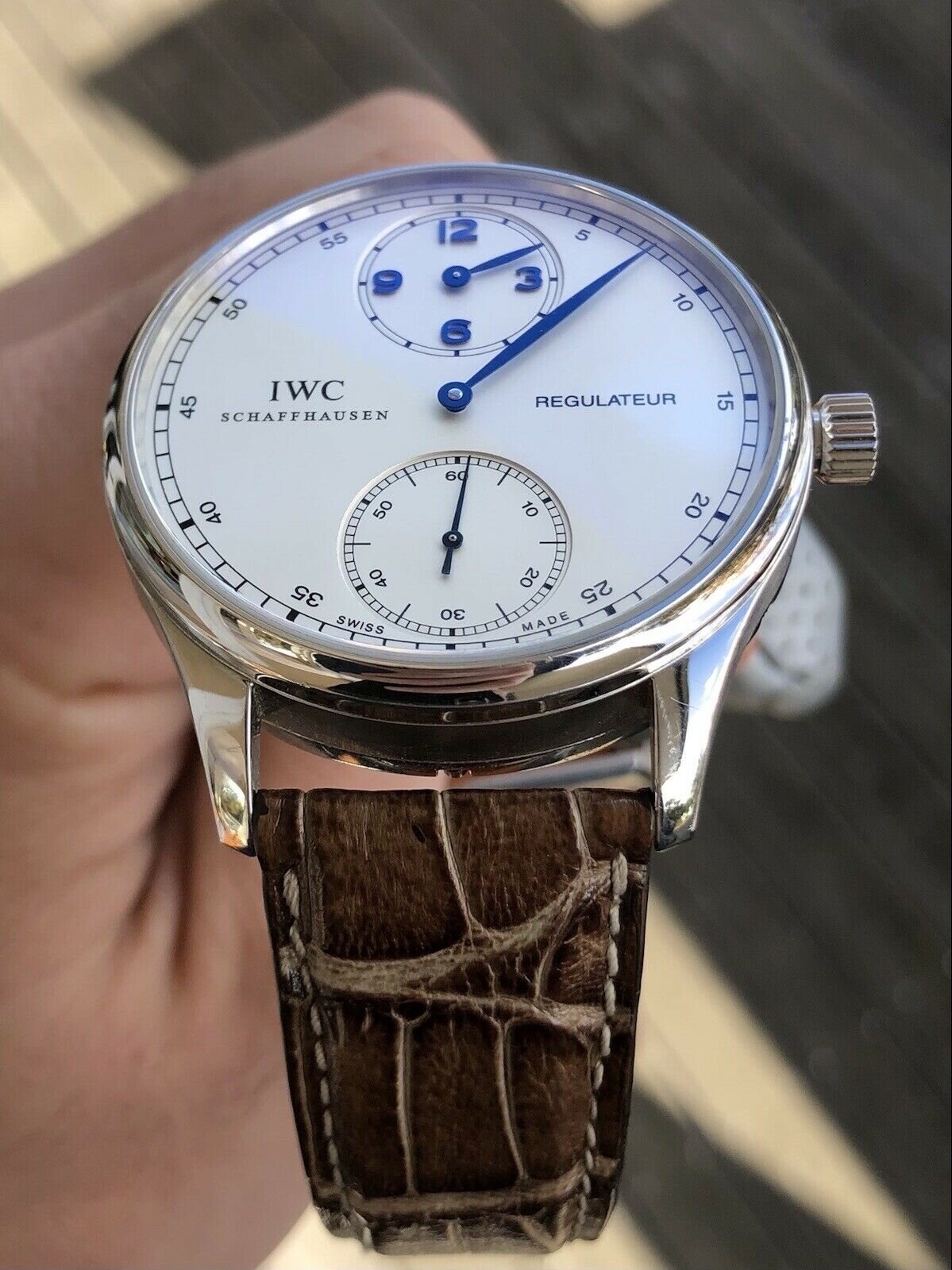IWC Portuguese Regulateur Steel IW5444-01 IW544401