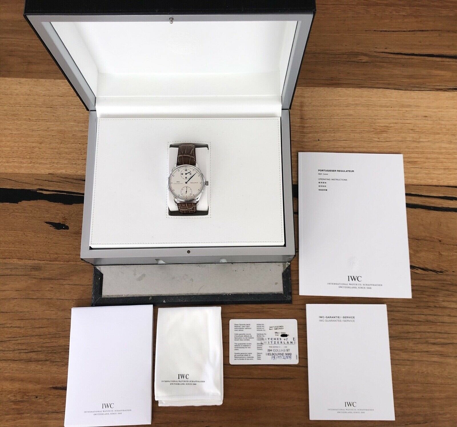IWC Portuguese Regulateur Steel IW5444 01 IW544401 Watch Vault Australia