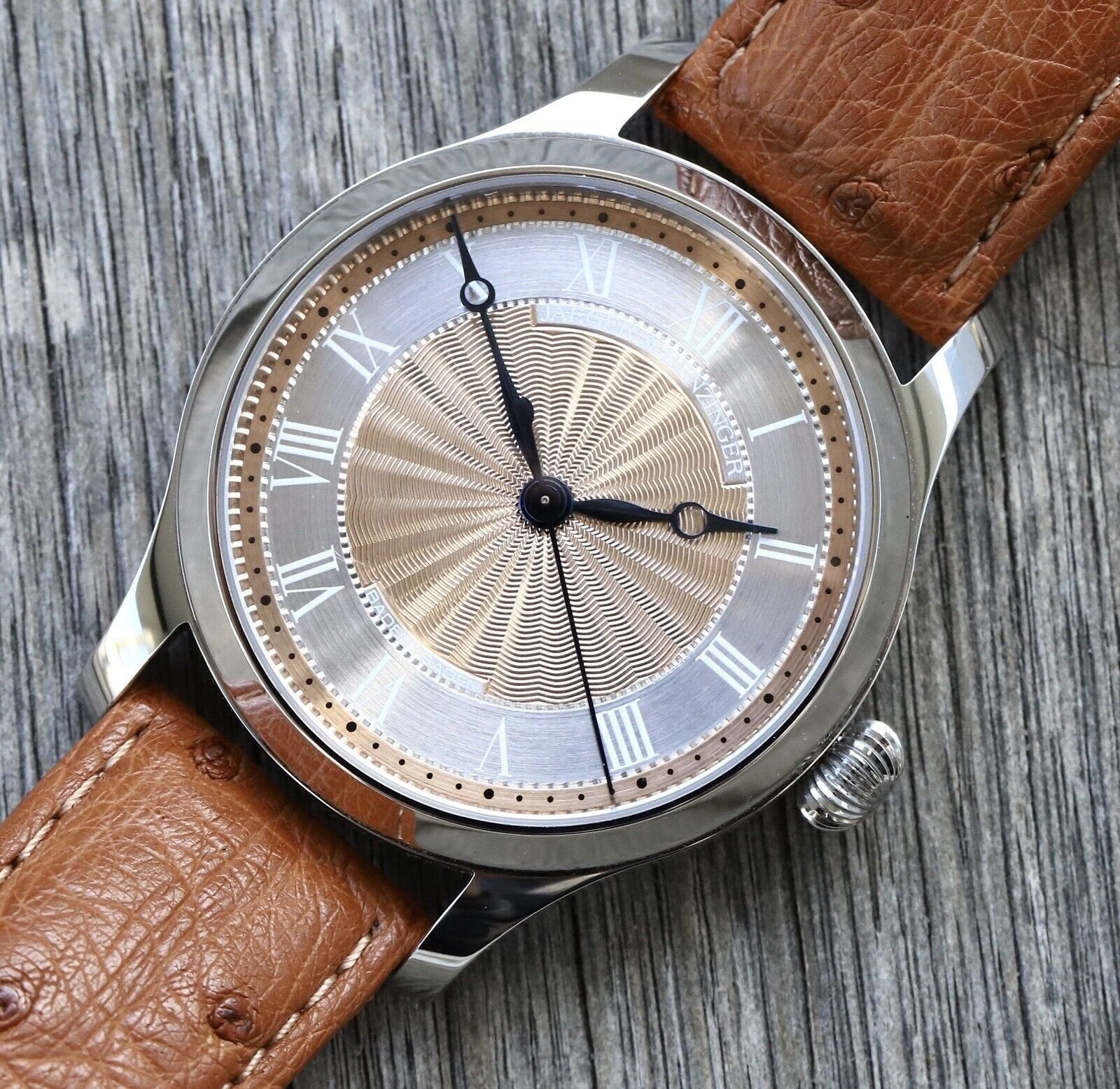 Jaeger & Benzinger Edition 3 Salmon Vintage Movement