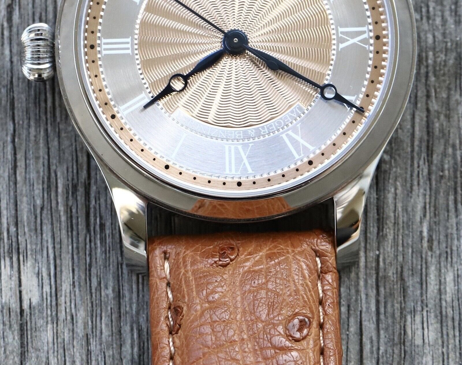 Jaeger & Benzinger Edition 3 Salmon Vintage Movement