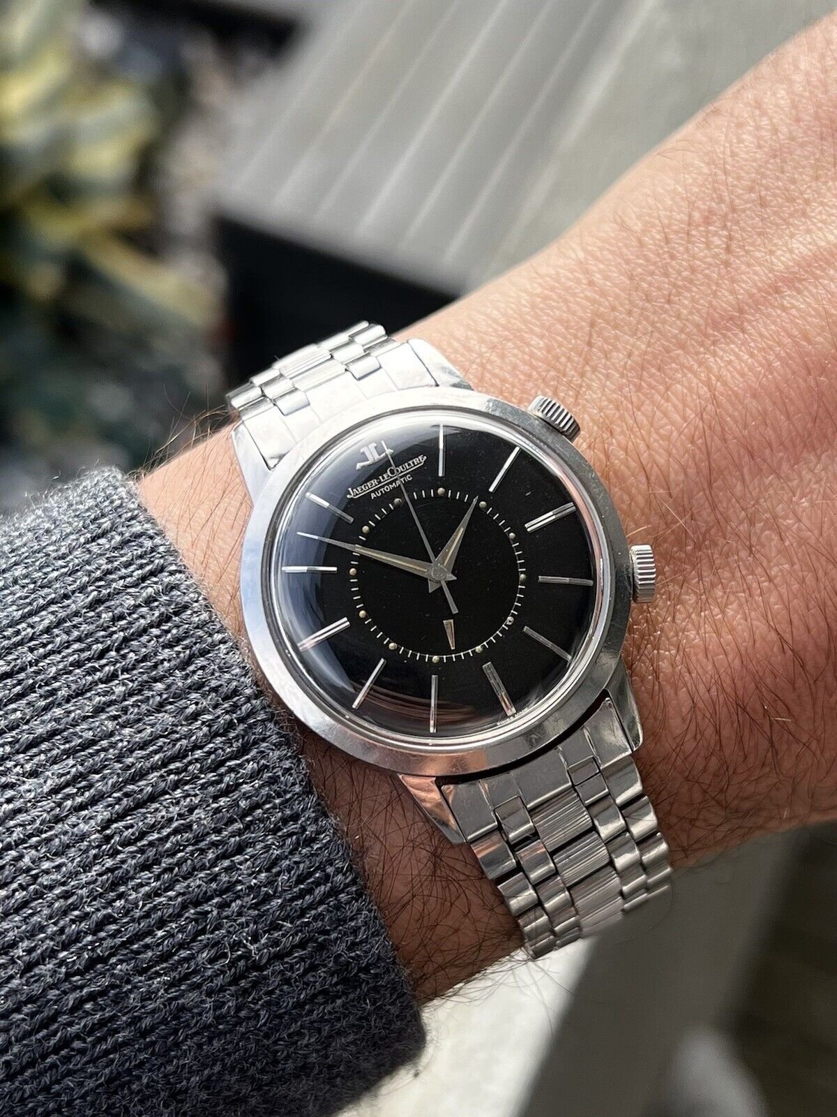 Jaeger LeCoultre Memovox Automatic ref. E853 Alarm Watch Cal