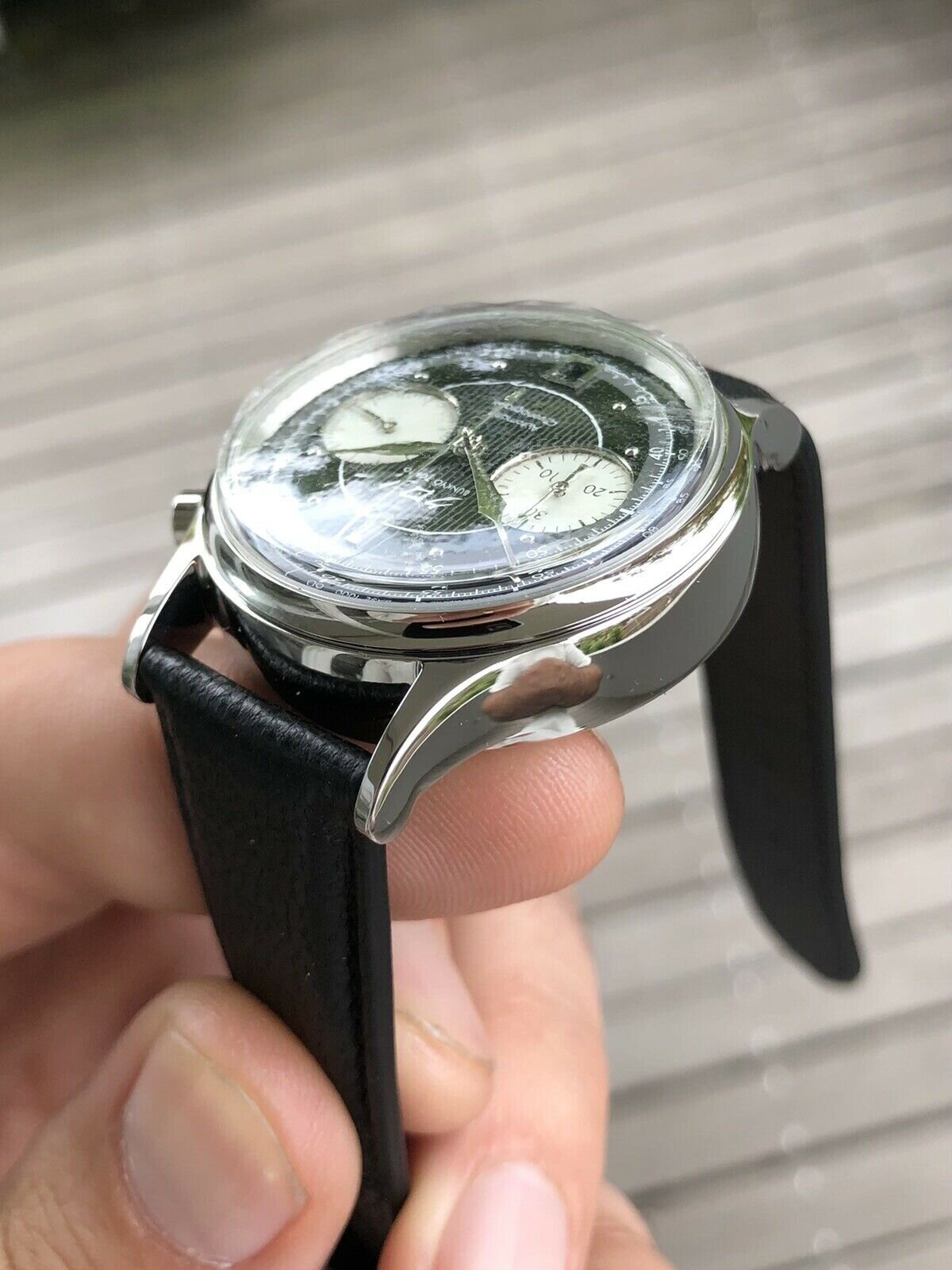 Kurono Tokyo Chronograph 1 Black Dial - Brand new