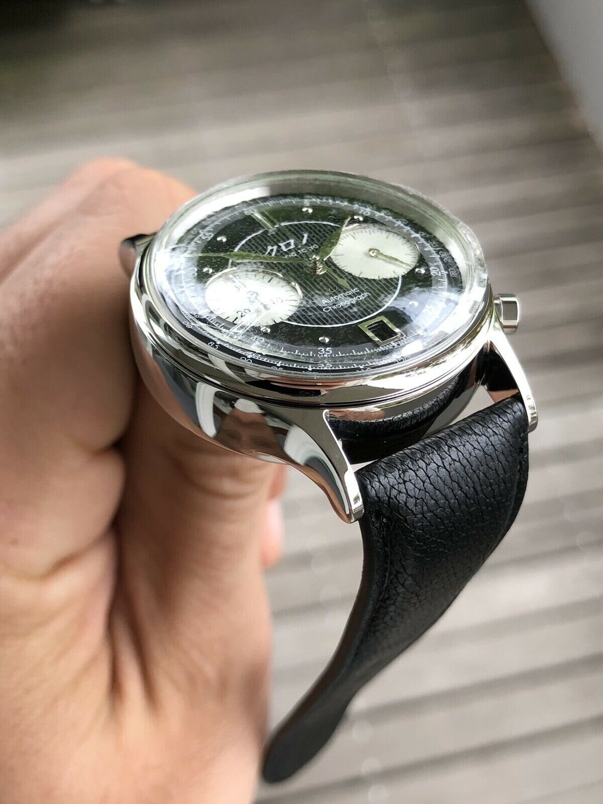 Kurono Tokyo Chronograph 1 Black Dial - Brand new