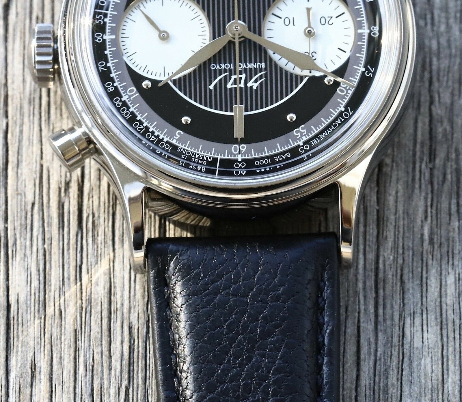 Kurono Tokyo Chronograph 1 Black Dial