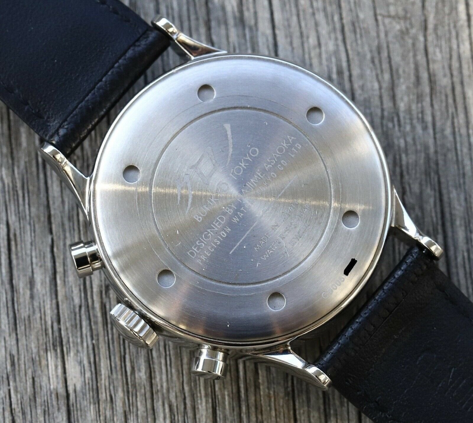 Kurono Tokyo Chronograph 1 Black Dial