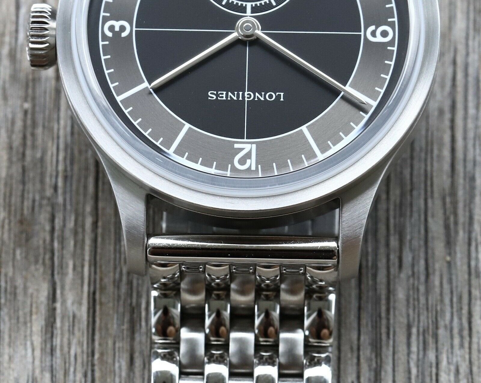 Longines Heritage Classic Sector Dial Black L2.828.4.53.6 - 2022