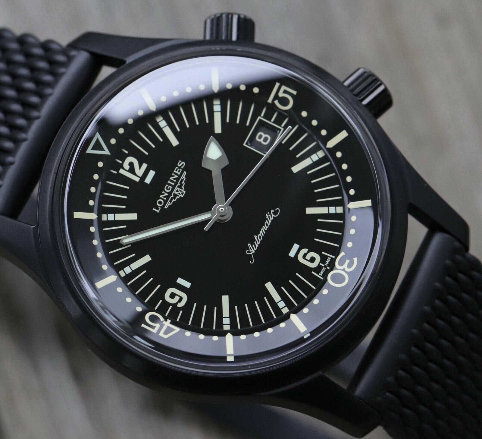 Longines Legend Diver Black PVD L3.774.2.50.9 37742509 - 2019