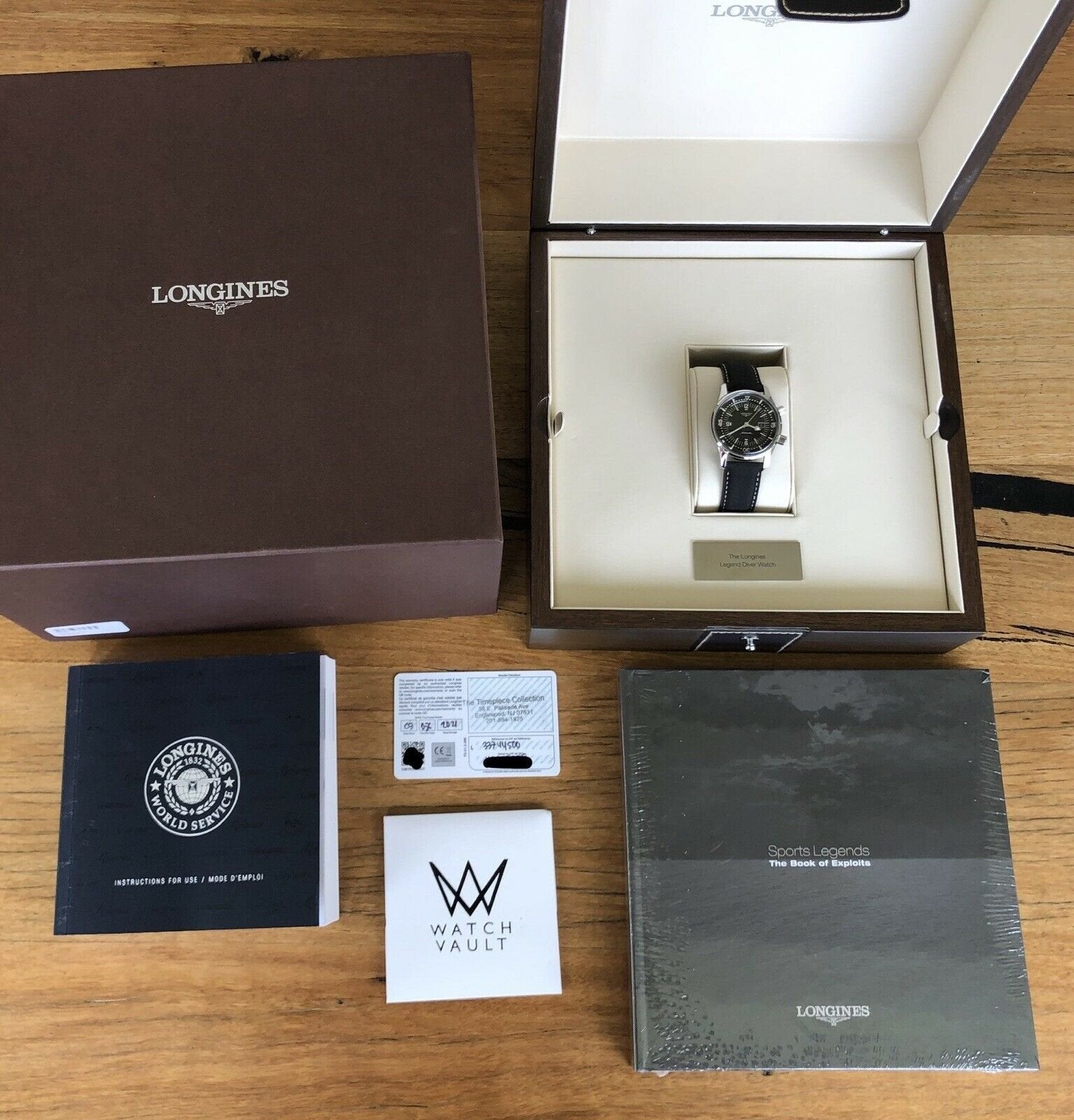 Longines Legend Diver Date 36mm L3.374.4.50.0 2021 Watch Vault Australia
