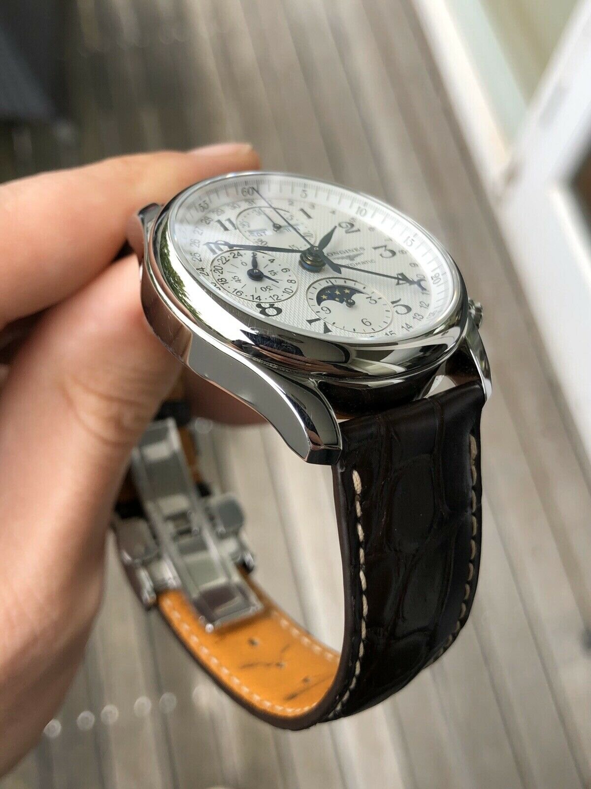 Longines Master Collection 40mm Chronograph with Moon Phase L26734783 - 2019
