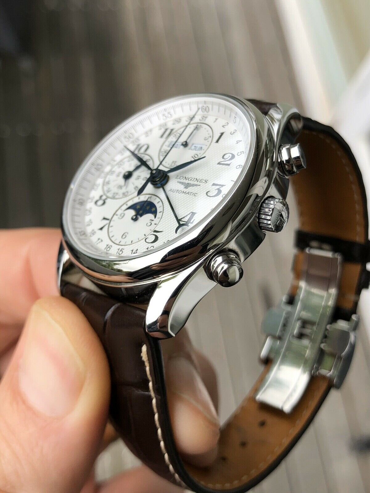 Longines Master Collection 40mm Chronograph with Moon Phase L26734783 - 2019