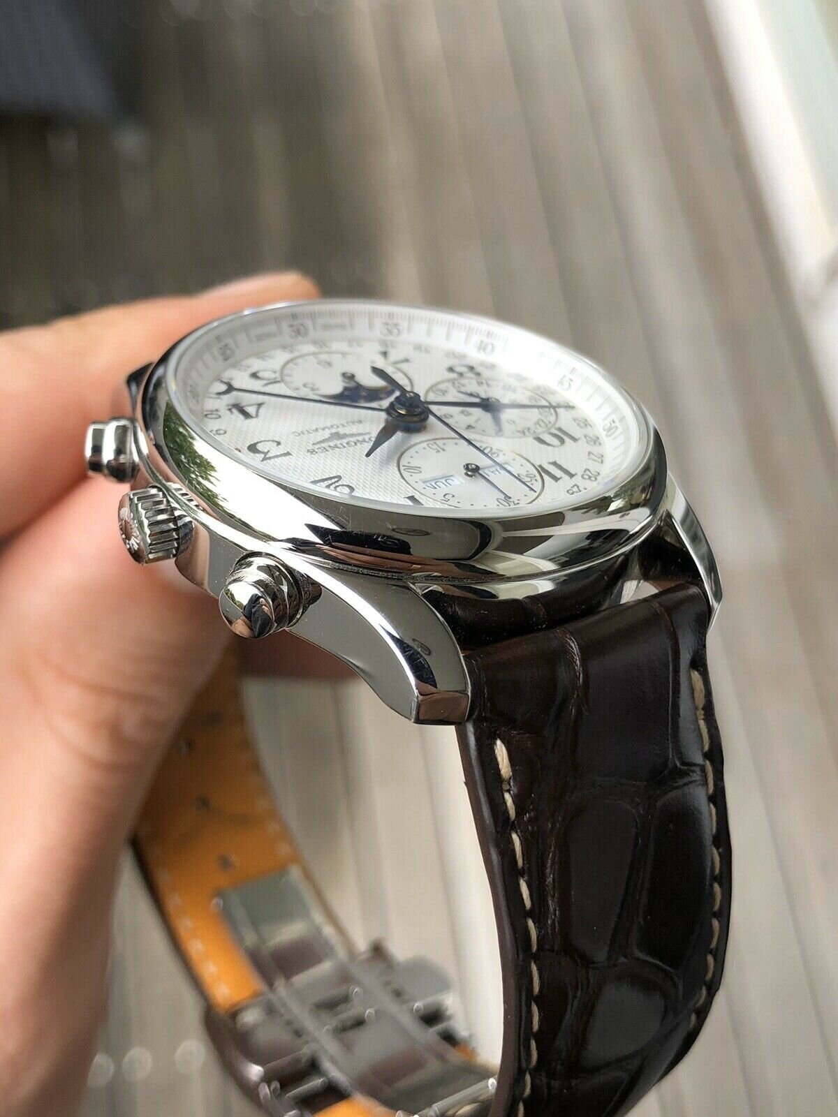 Longines Master Collection 40mm Chronograph with Moon Phase L26734783 - 2019