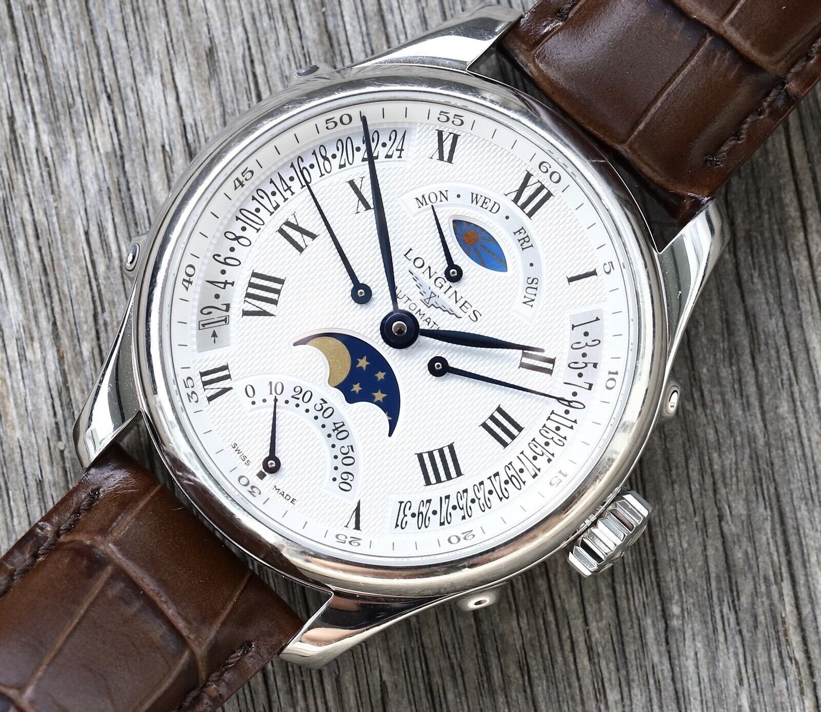 Longines master collection retrograde moonphase shop