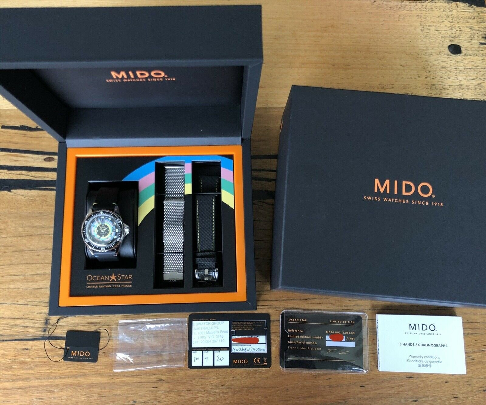 Mido Ocean Star Decompression Timer 1961 LE M026.807.11.051.00 - 2020