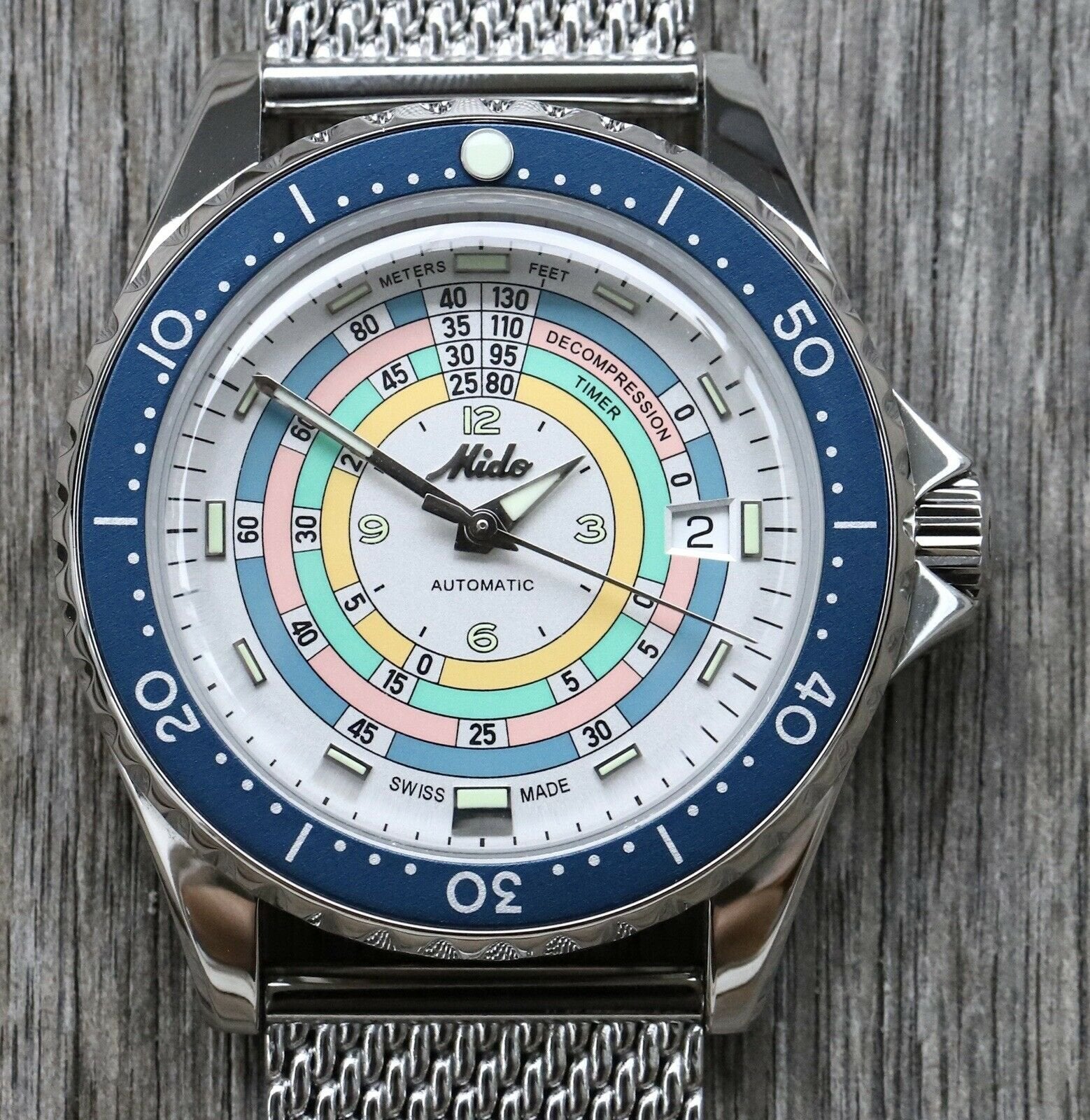 Mido Ocean Star Decompression Timer 1961 LE Turquoise M026.807.11.031.00 - 2021