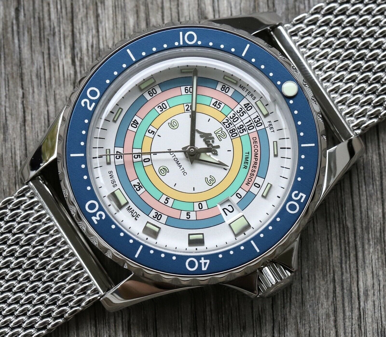 Mido Ocean Star Decompression Timer 1961 LE Turquoise M026.807.11.031.00 - 2021