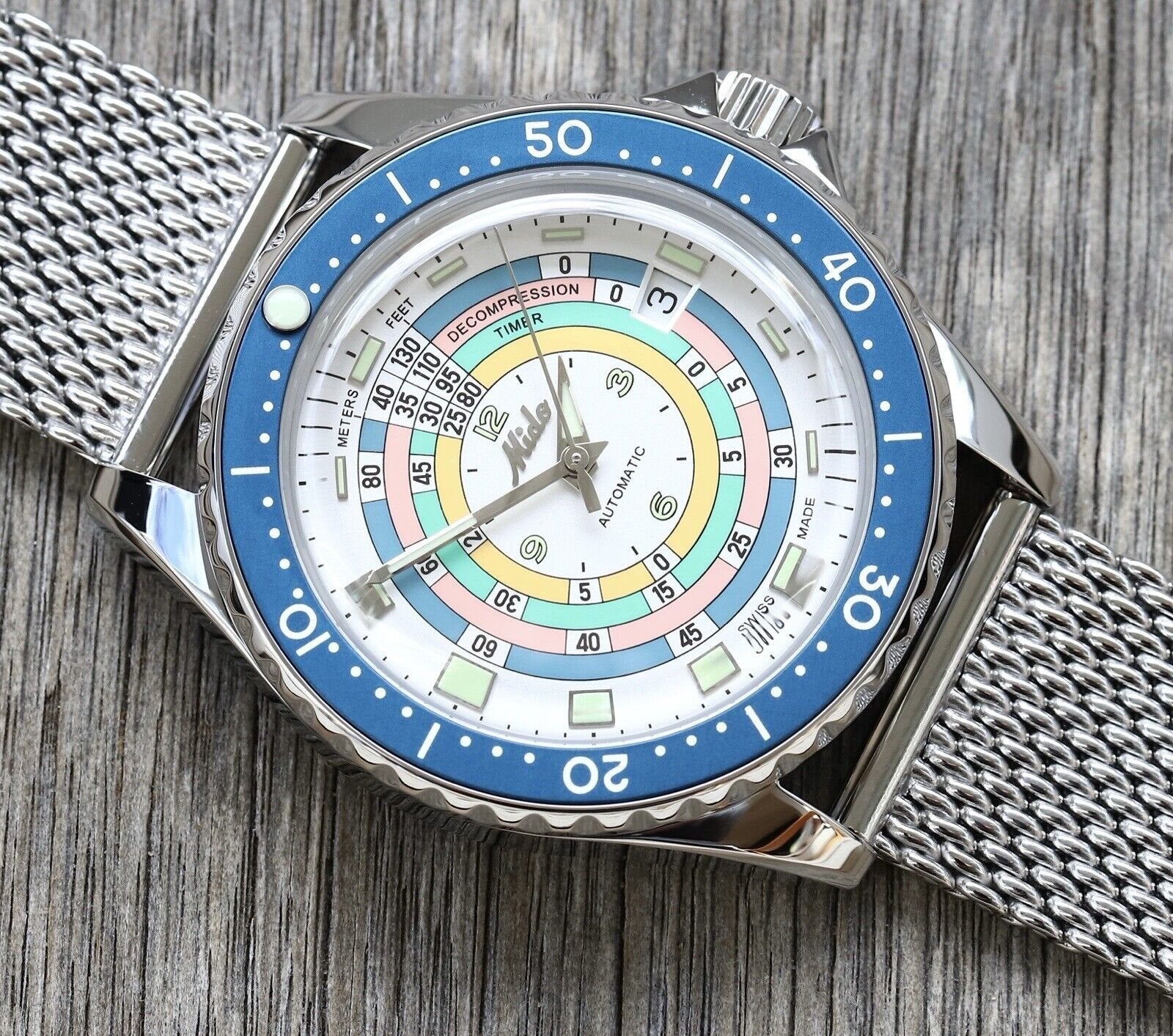 Mido Ocean Star Decompression Timer 1961 LE Turquoise M026.807.11.031.00 - 2021