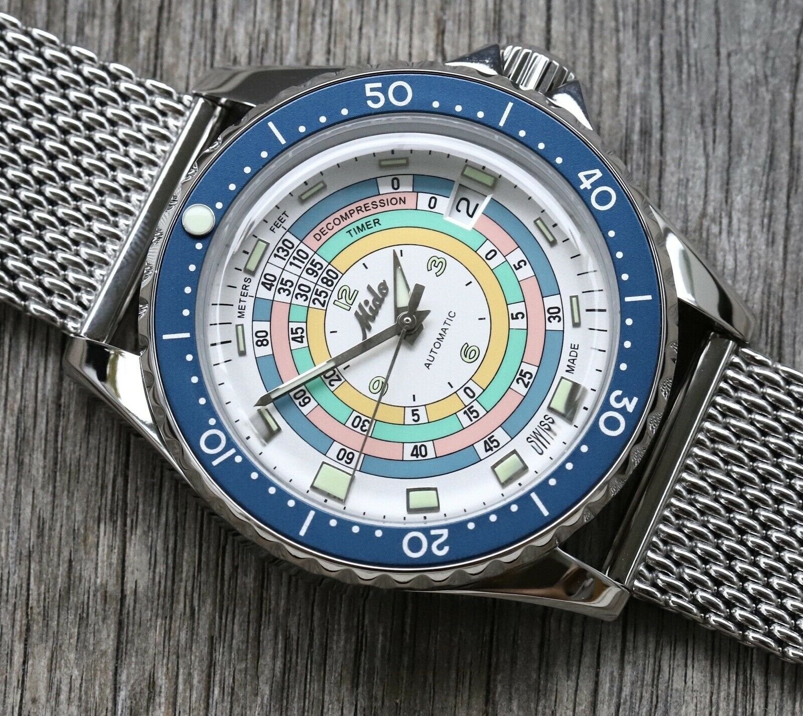 Mido Ocean Star Decompression Timer 1961 LE Turquoise M026.807.11.031.00 - 2021